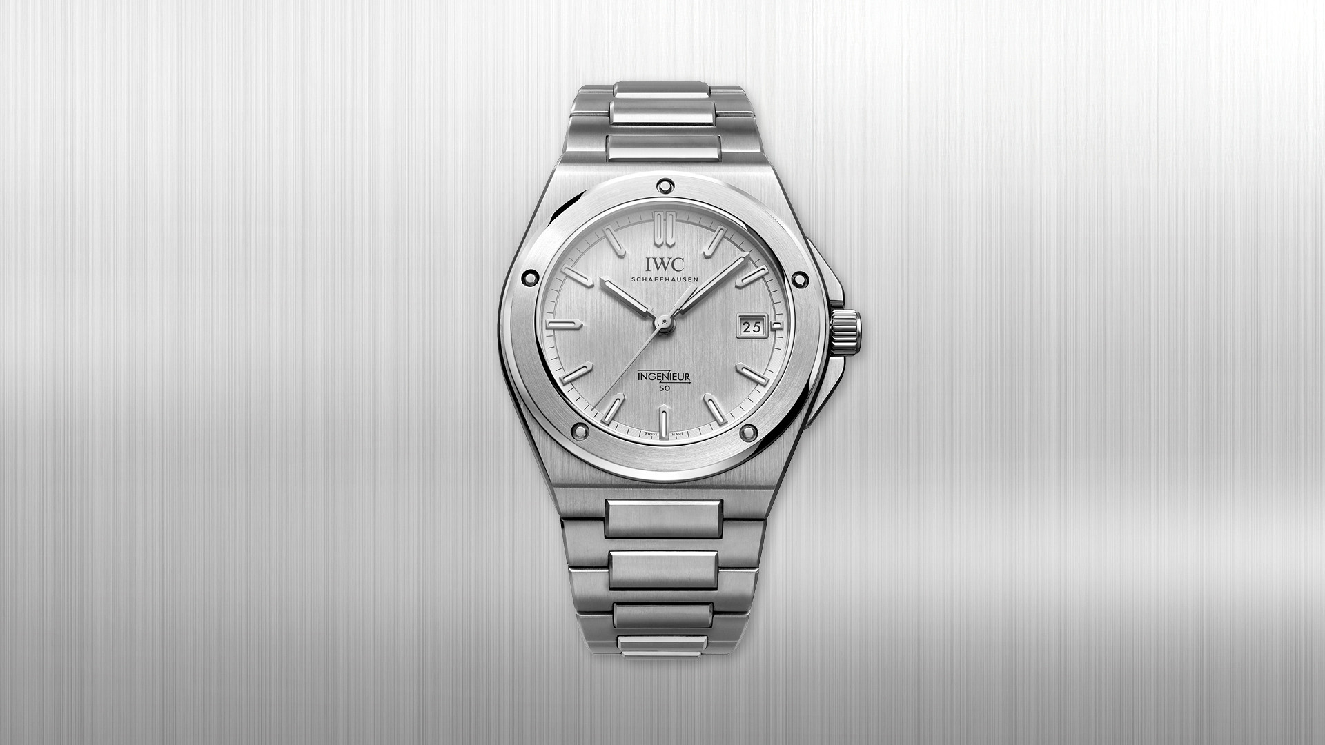 IWC Ingenieur Automatic 50th Anniversary con quadrante argenté