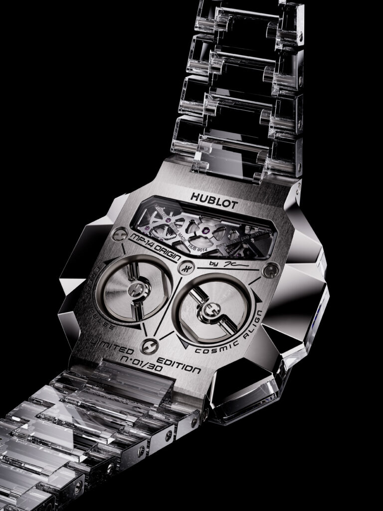 Fondello e bracciale in zaffiro del Hublot MP-14 Origin