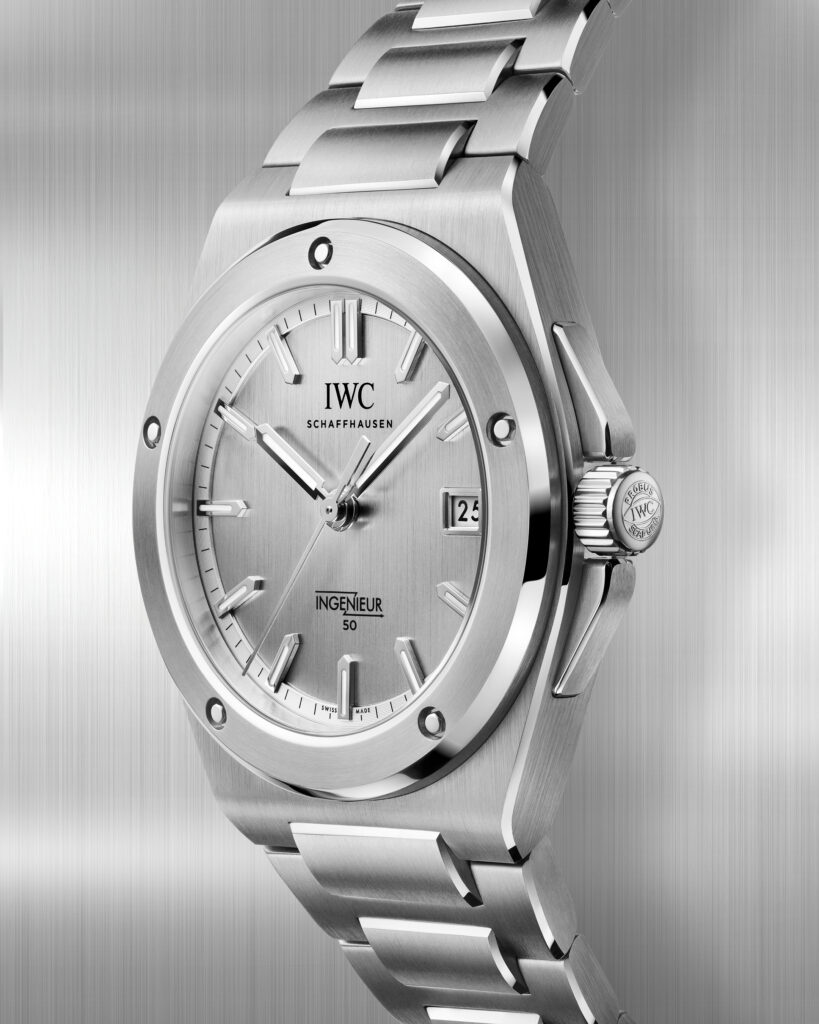 IWC Ingenieur Automatic 50th Anniversary visto di tre quarti