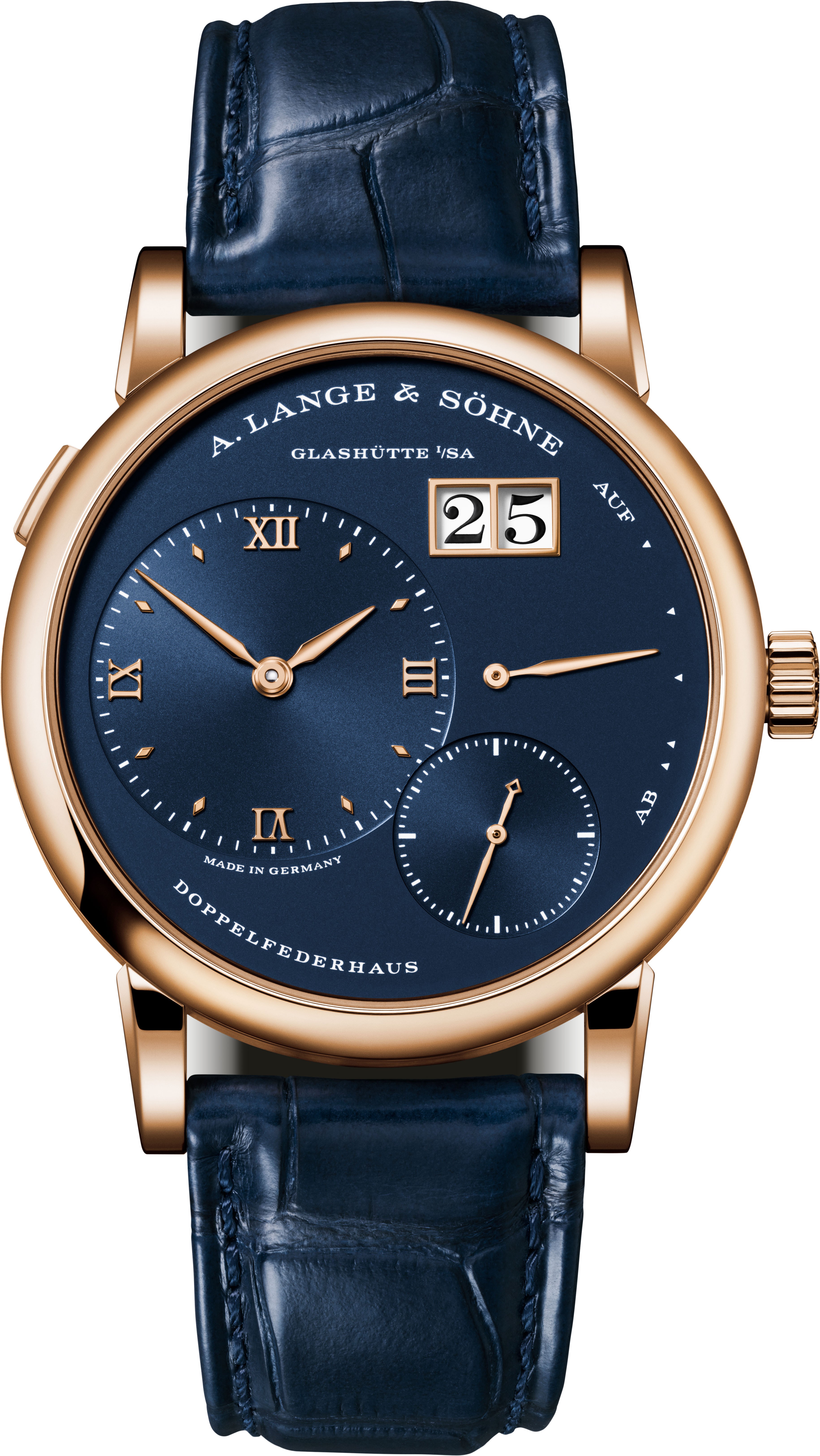 A. Lange & Söhne LANGE 1 191.063 in oro rosa con quadrante blu