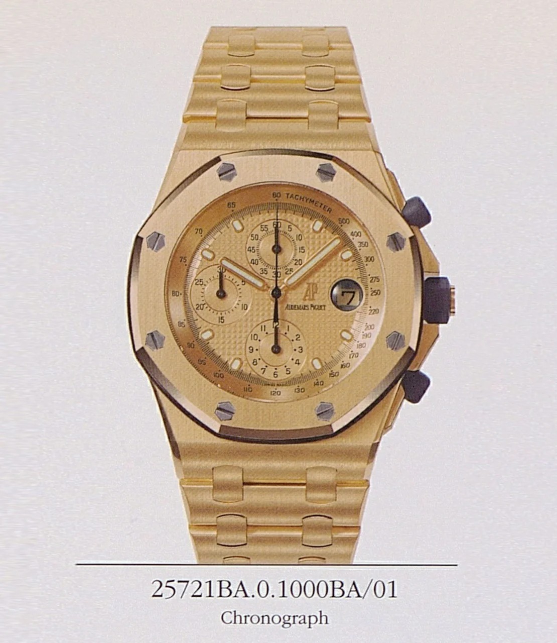 Audemars Piguet Royal Oak Offshore Chronograph 25721BA, vista frontale storica
