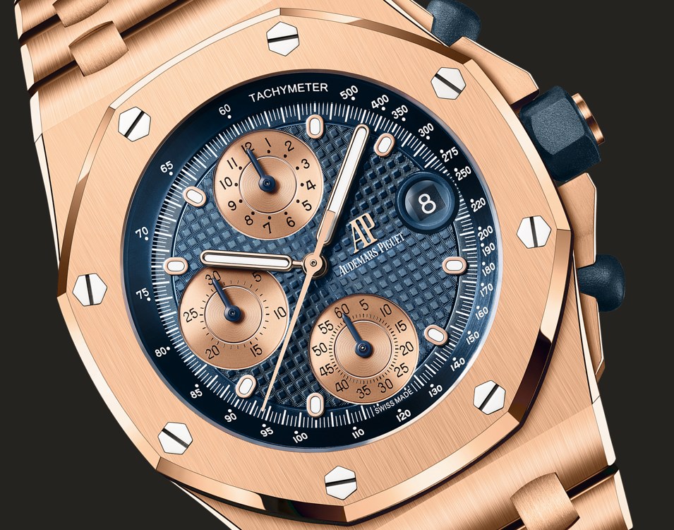 Dettaglio della cassa del Royal Oak Offshore 26238OR.OO.2000OR.01