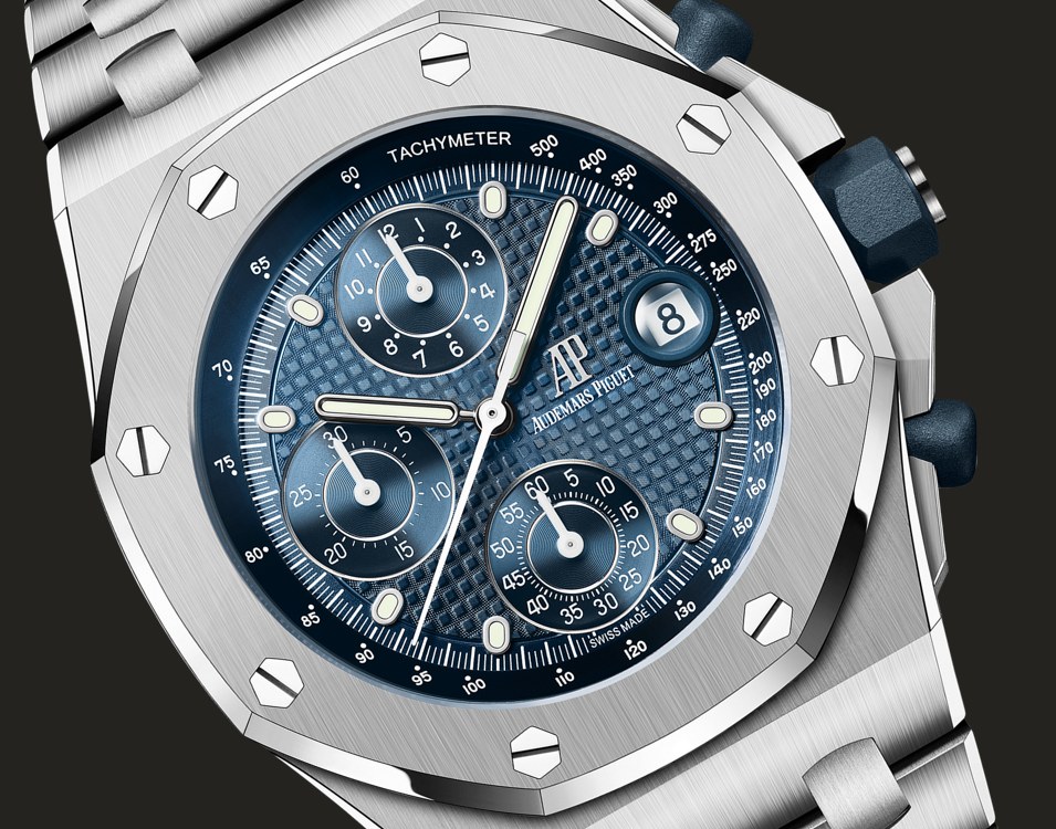 Dettaglio della cassa del Royal Oak Offshore 26238ST.OO.2000ST.01