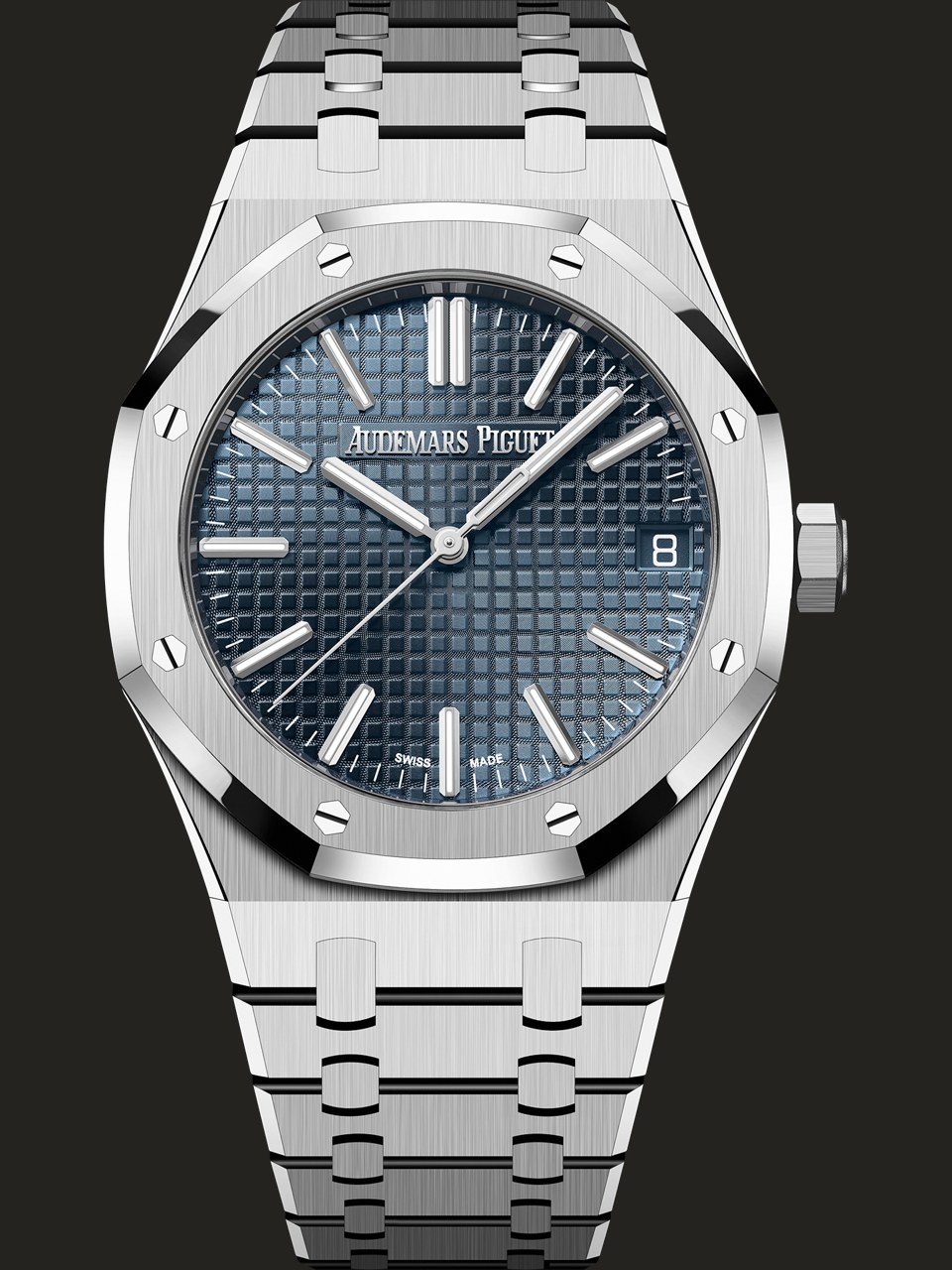 Audemars Piguet Royal Oak 15510ST.OO.1320ST.06 in acciaio visto frontalmente