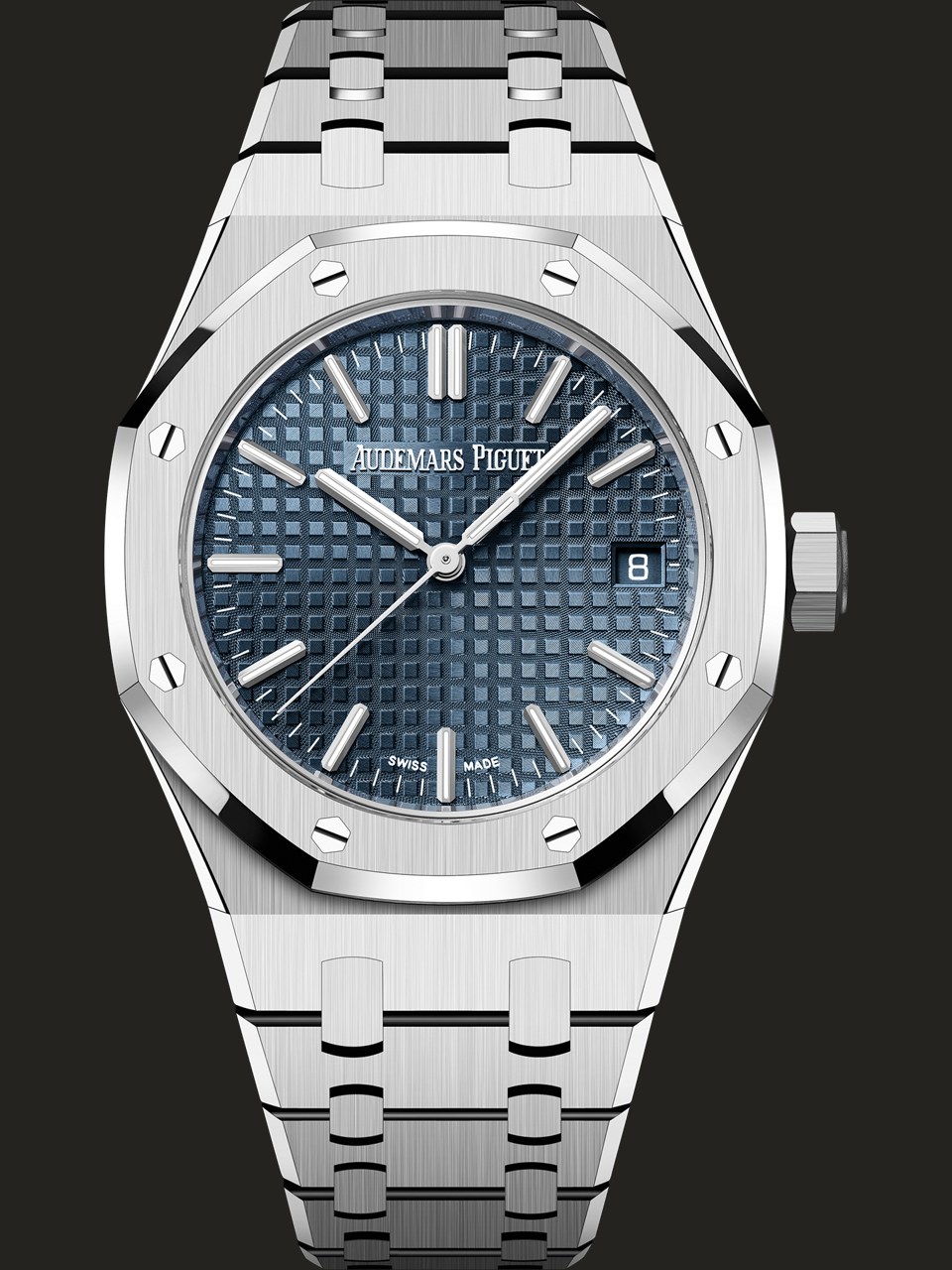 Audemars Piguet Royal Oak 15550ST.OO.1356ST.06 in acciaio visto frontalmente