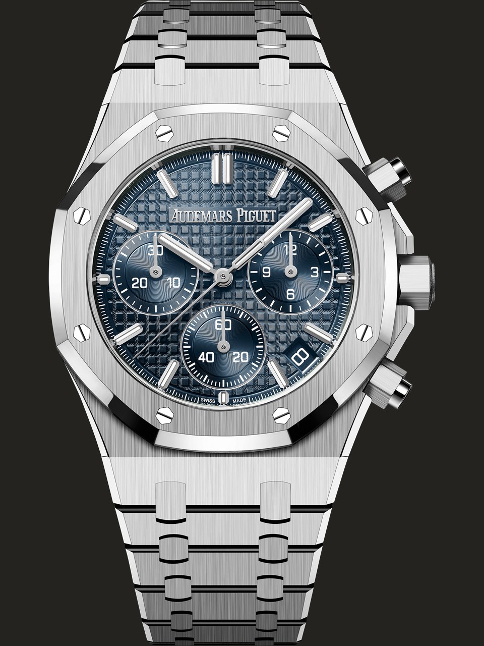 Audemars Piguet Royal Oak 26240ST.OO.1320ST.05 in acciaio visto frontalmente