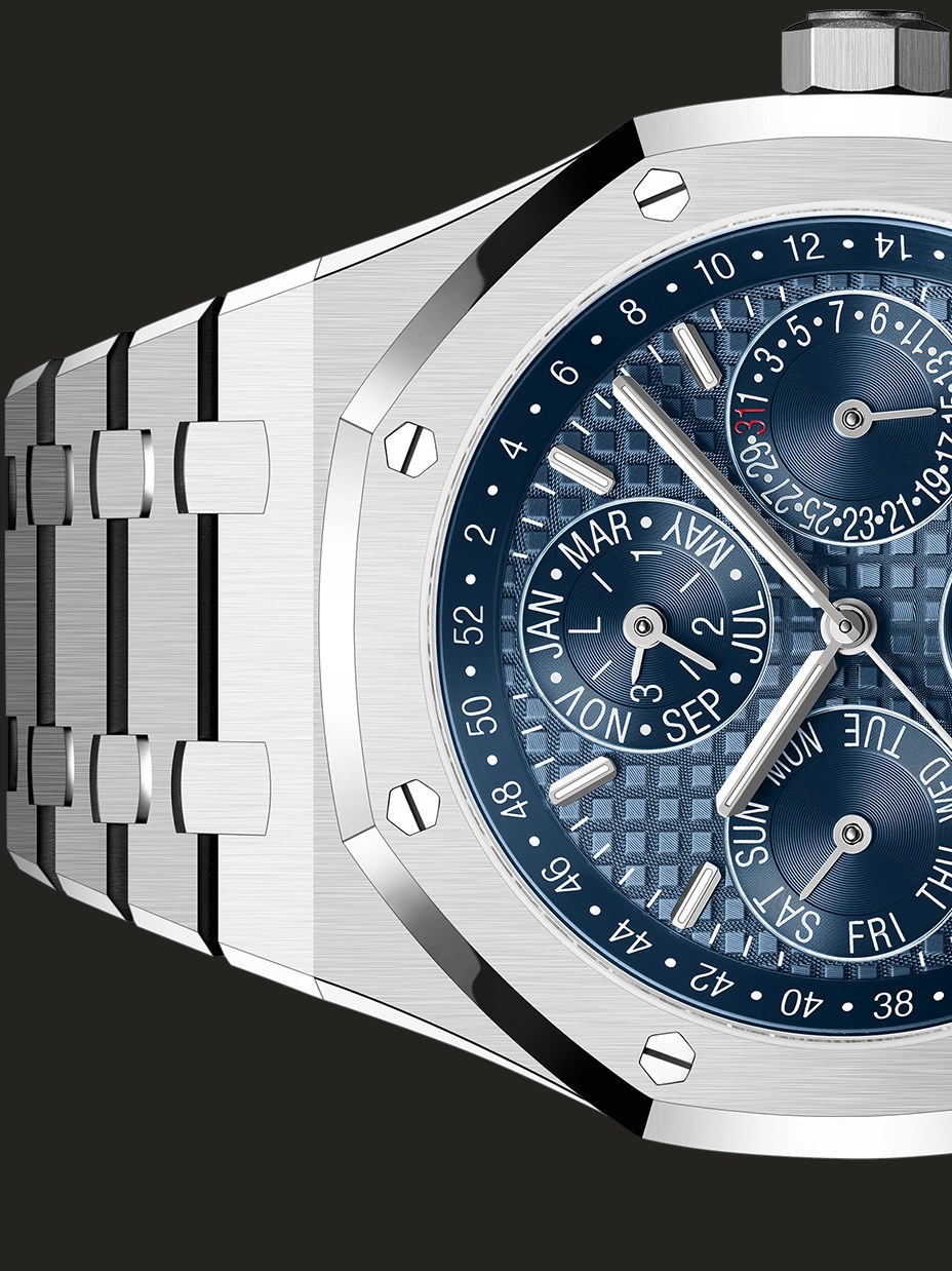 Quadrante blu del Royal Oak 26574ST.OO.1220ST.03