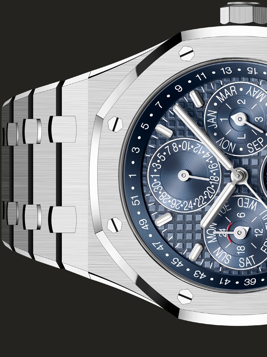 Quadrante blu Grande Tapisserie del Royal Oak 26674ST.OO.1320ST.01