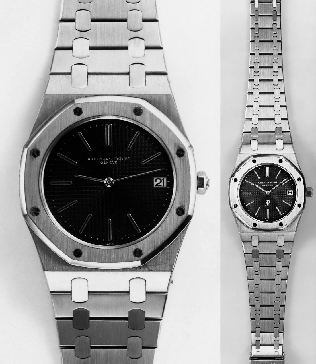 Audemars Piguet Royal Oak 5402ST in acciaio, immagine di presentazione del 1972