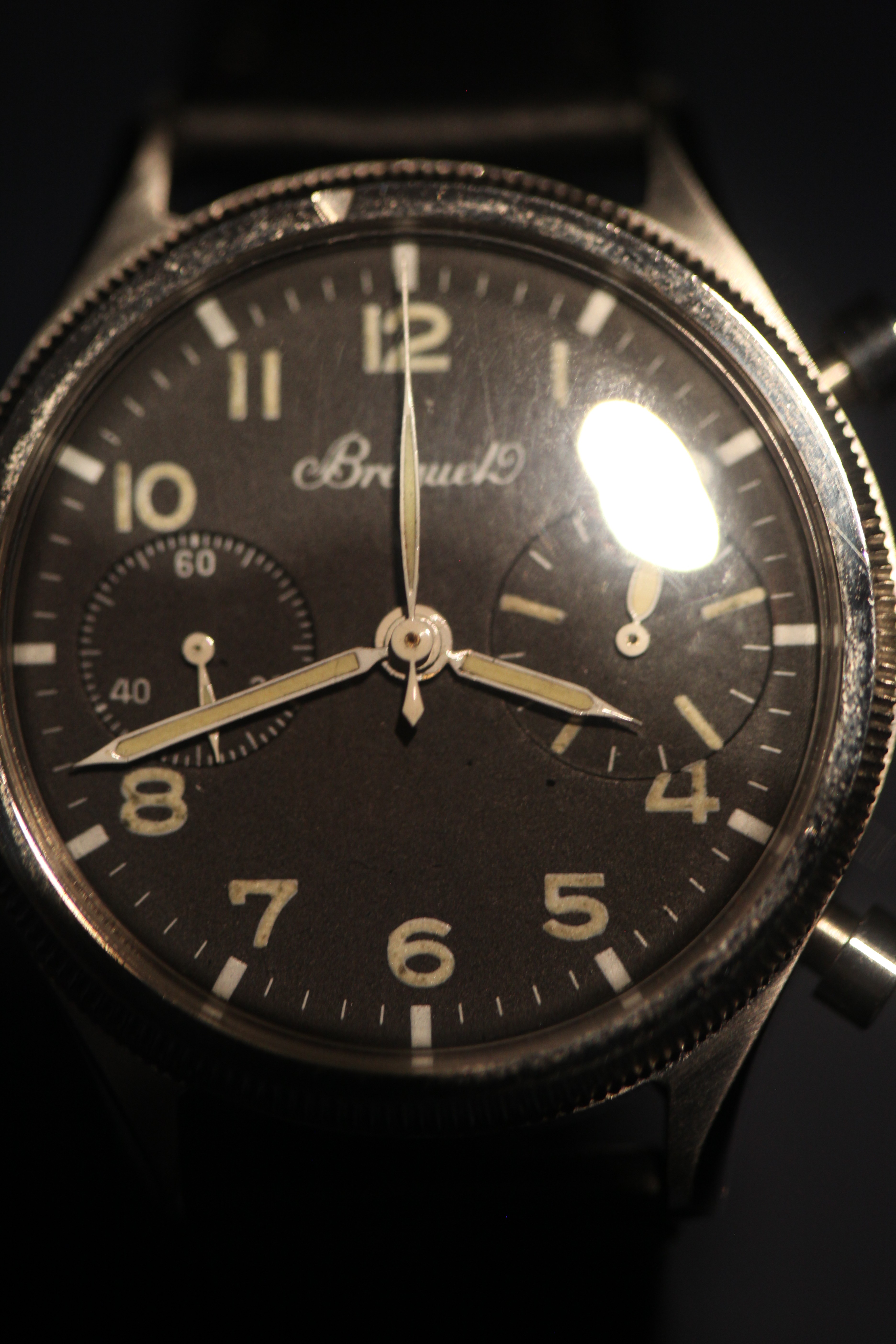 Dettaglio del quadrante Breguet Type XX Aéronautique navale 3972