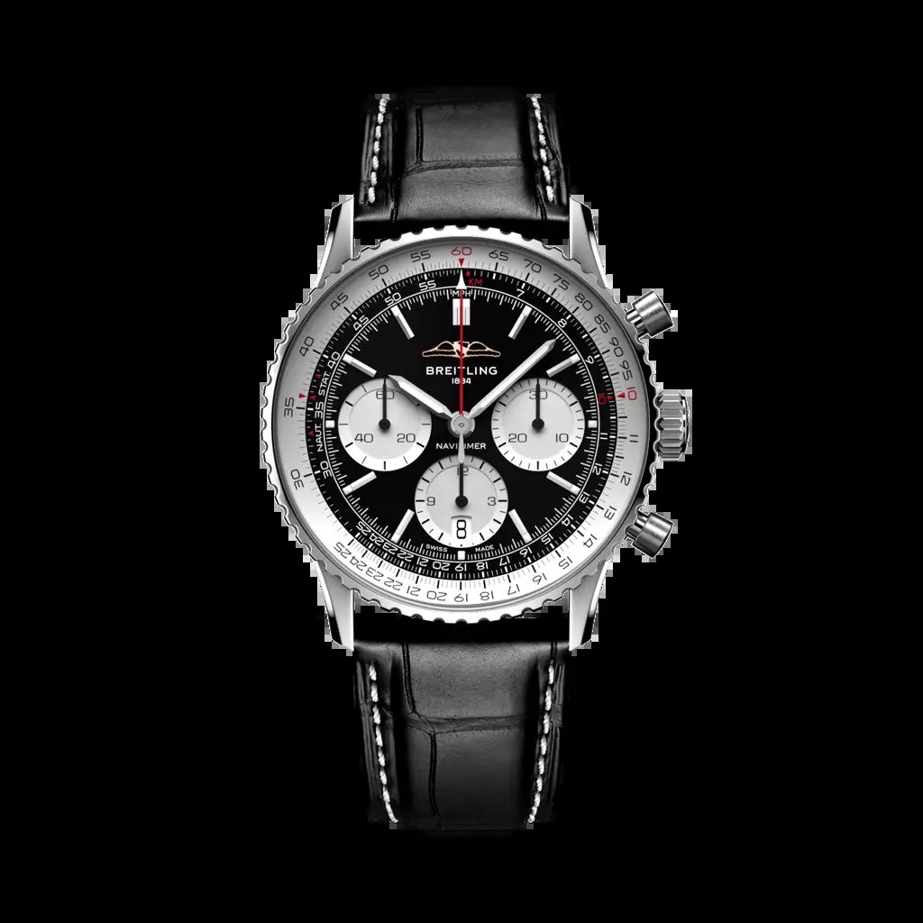 Breitling: Breitling Navitimer B01 Chronograph 41 AB0139211B1P1, vista principale.