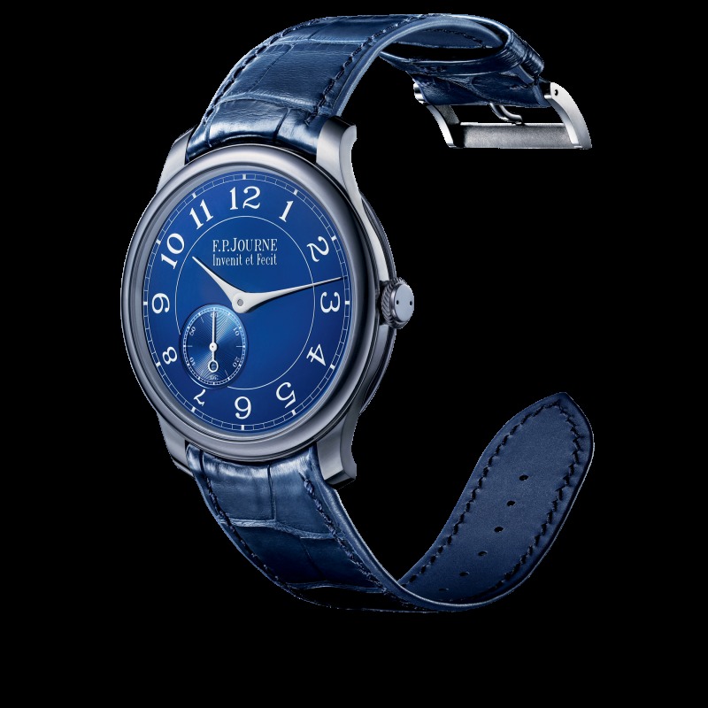 F.P. Journe: F.P. Journe Chronomètre Bleu CB, vista principale.