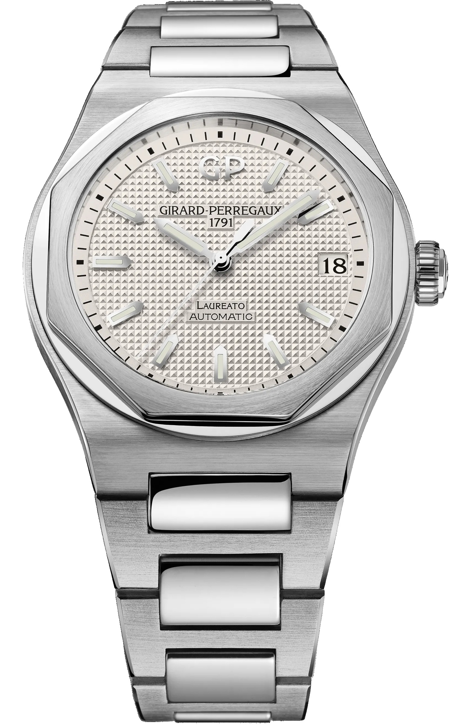 Girard-Perregaux Laureato 81010-11-131-11A, vista frontale