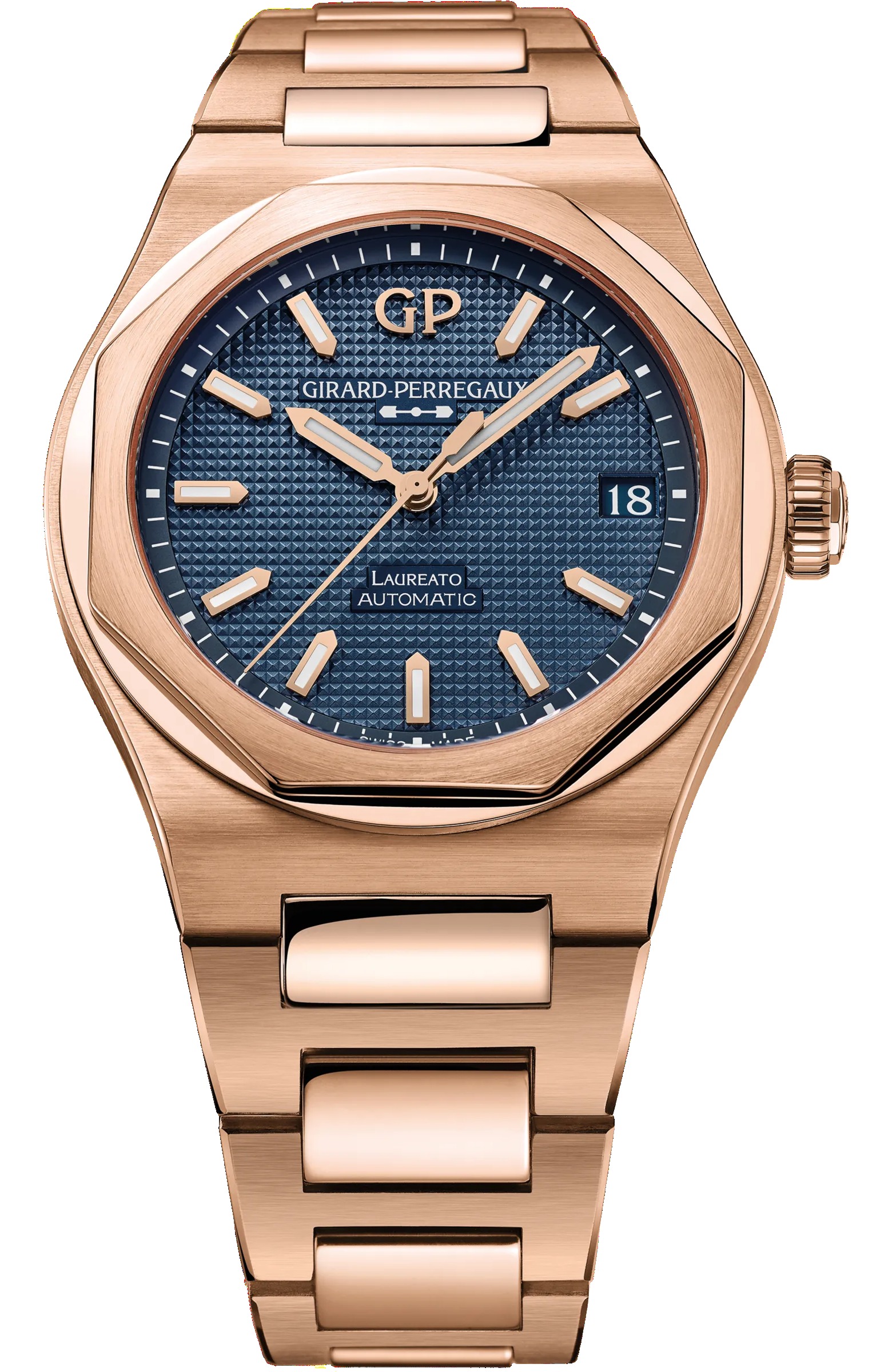 Girard-Perregaux Laureato 81010-52-436-52A, vista frontale