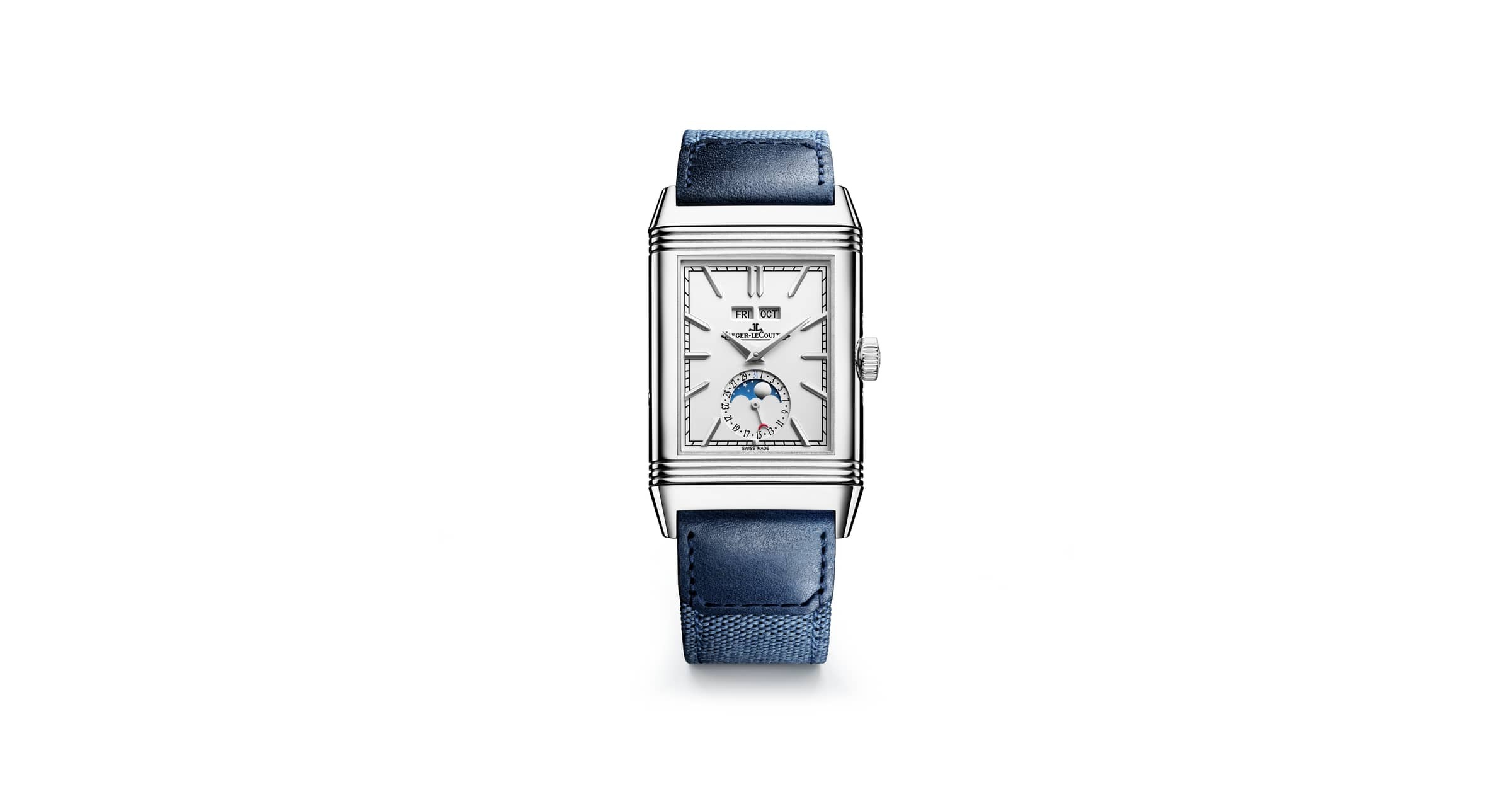 Jaeger-LeCoultre Reverso Tribute Duoface Calendar Q3918420, vista frontale.