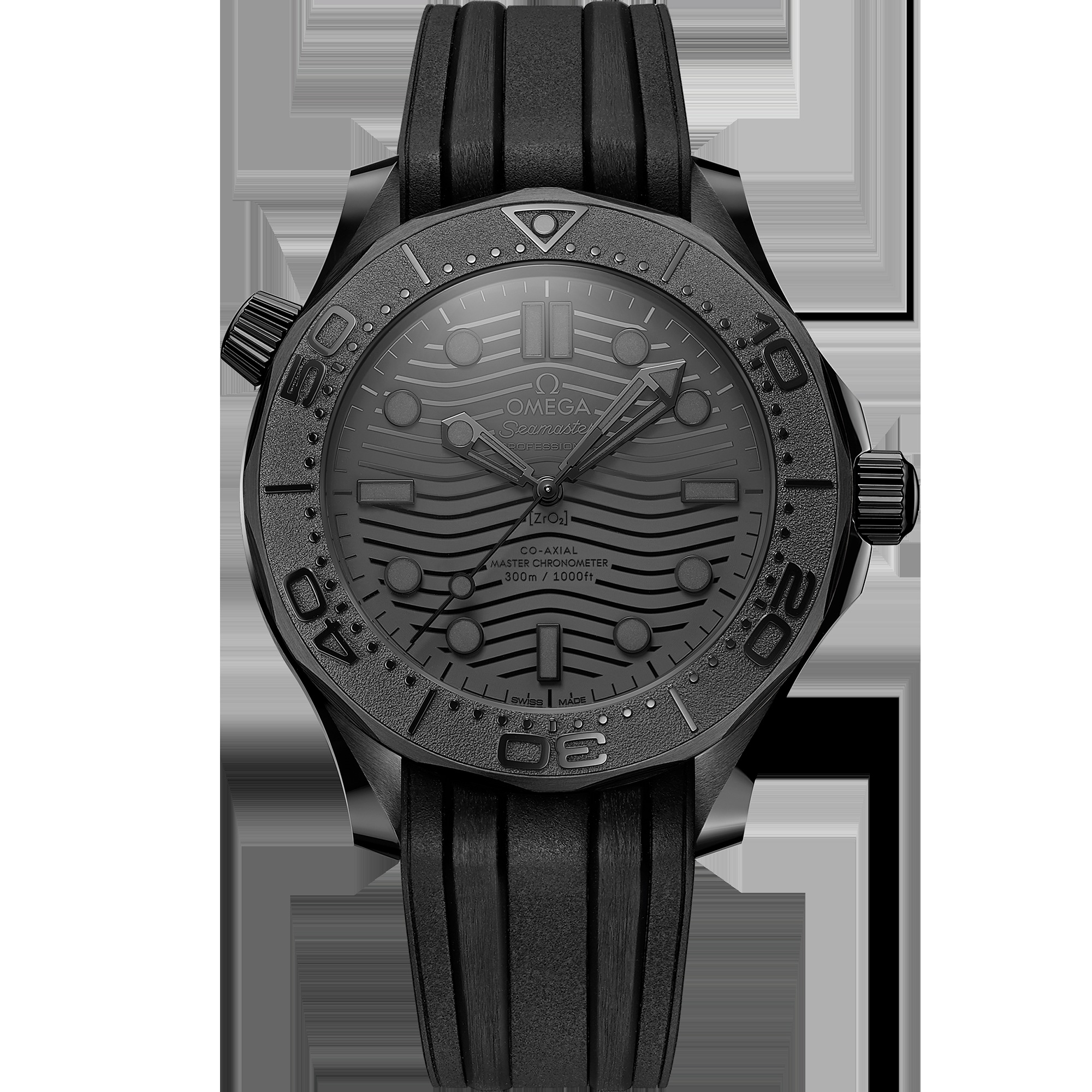 OMEGA Seamaster Diver 300M 210.92.44.20.01.003, vista frontale
