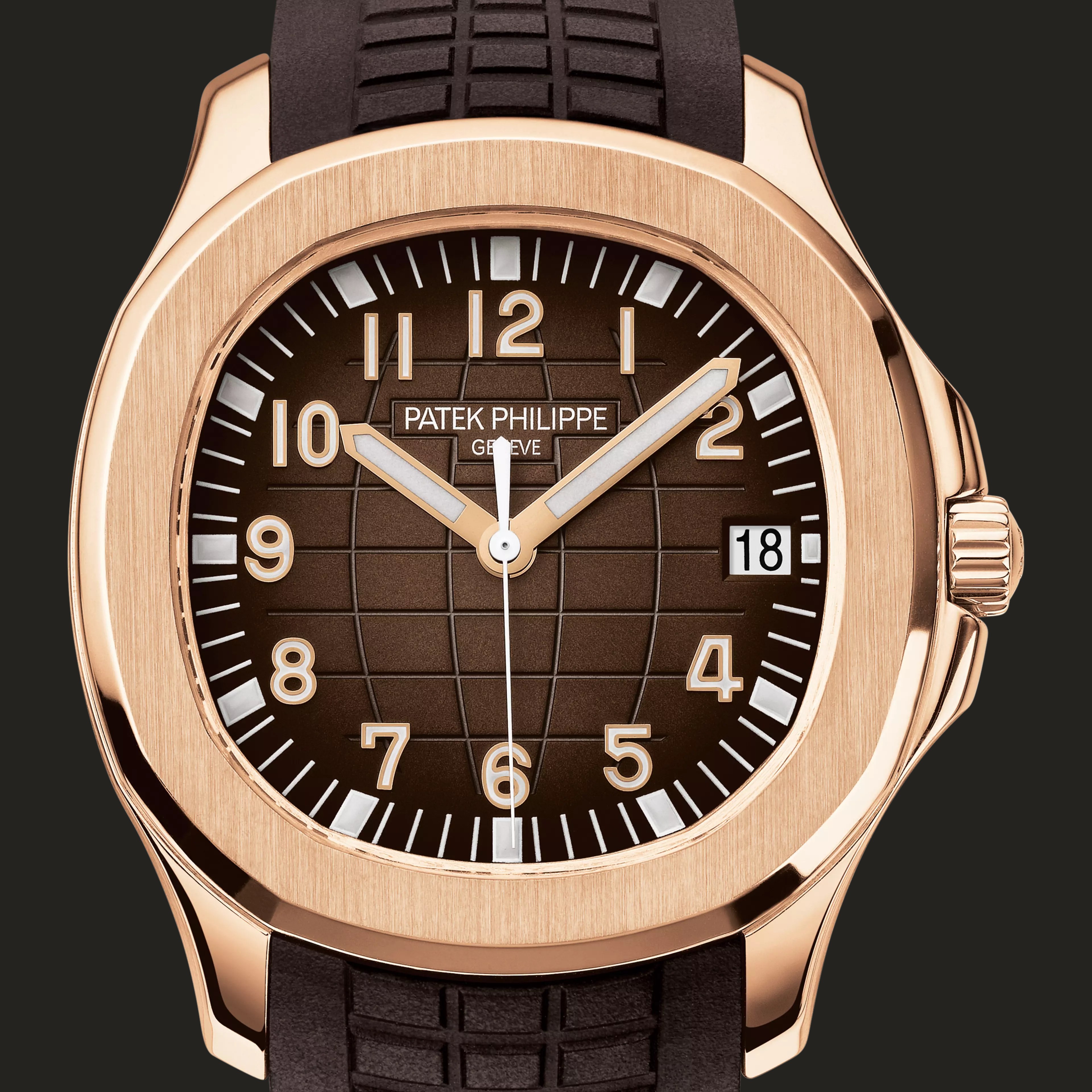 Patek Philippe 5167R-001: vista frontale.
