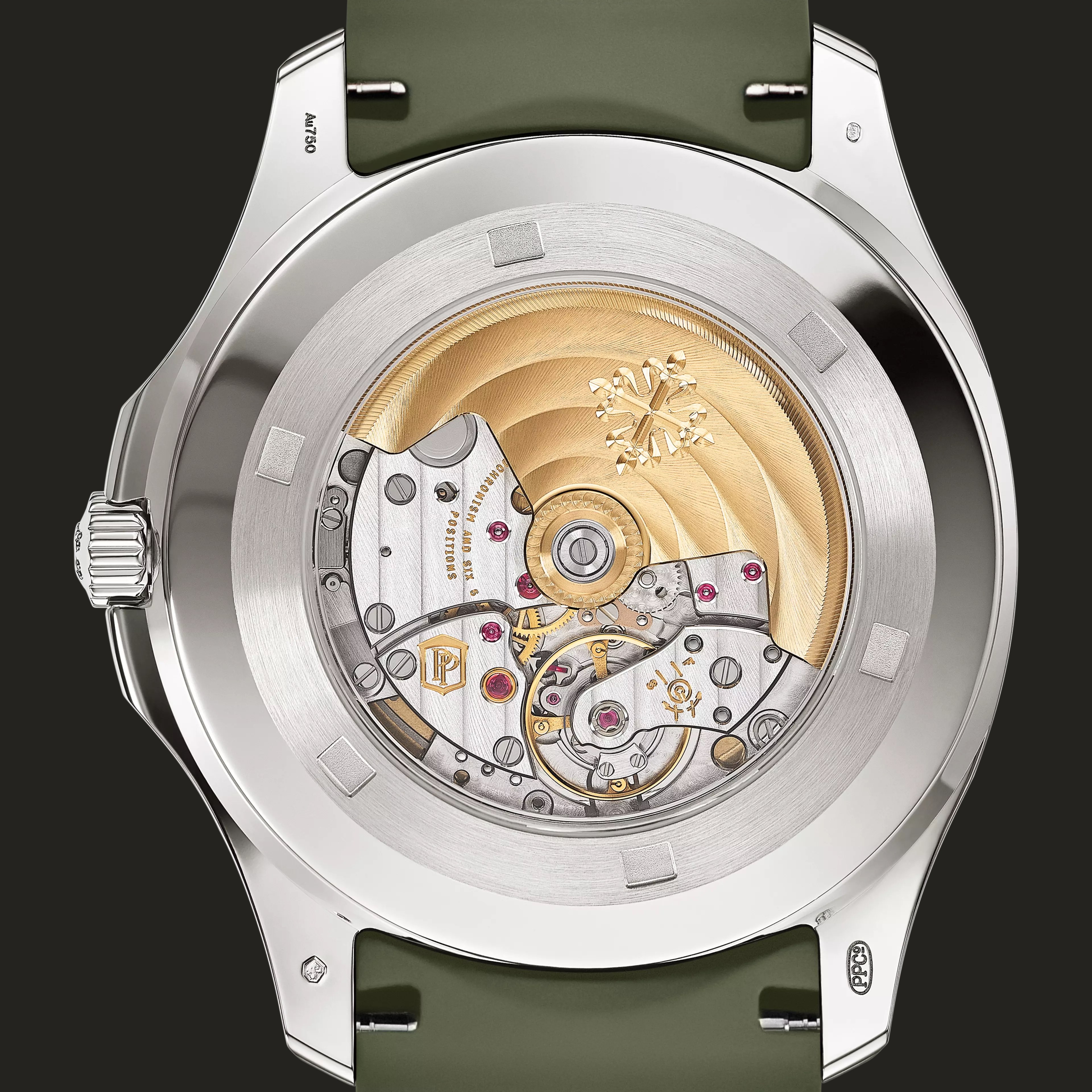 Patek Philippe 5168G-010: fondello.