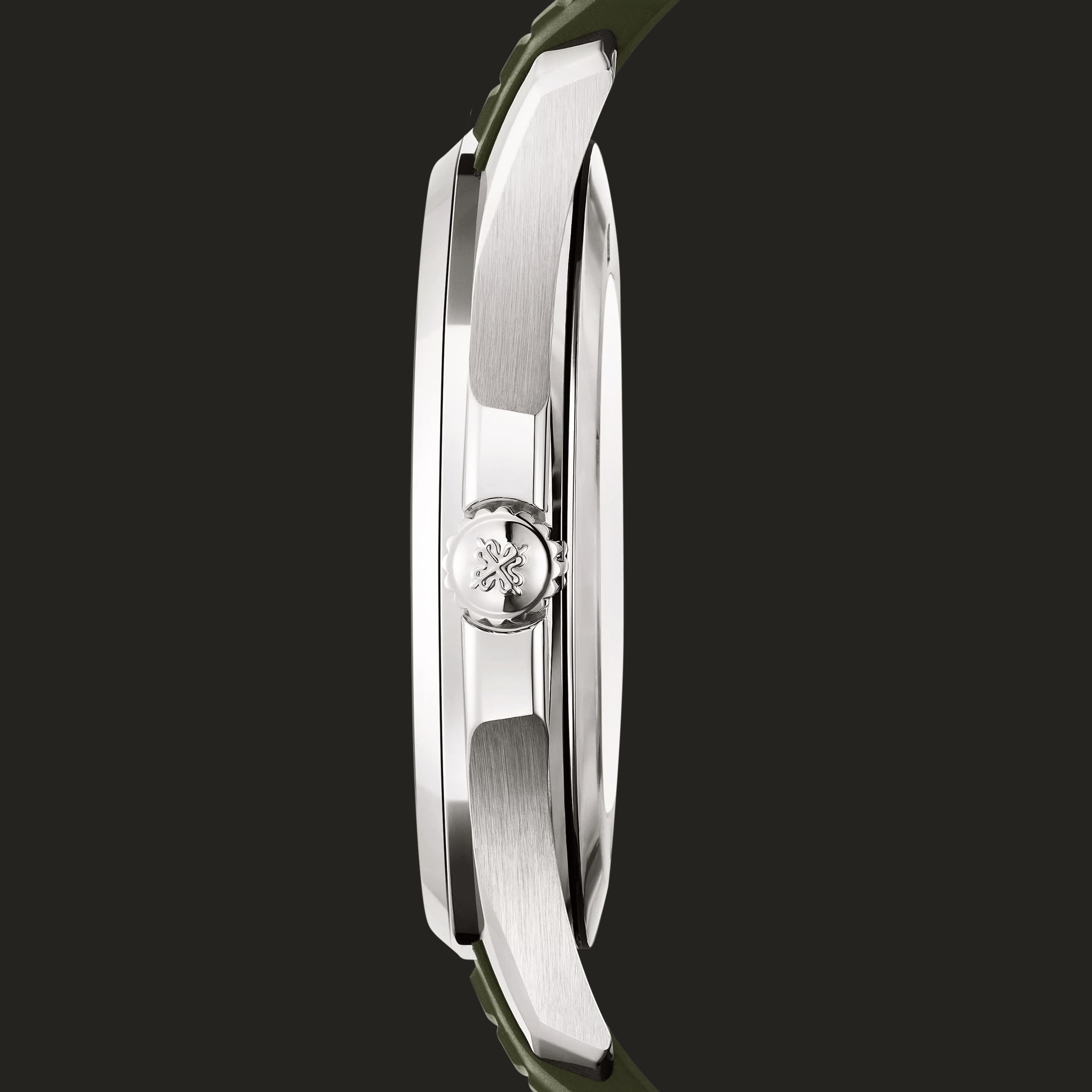 Patek Philippe 5168G-010: profilo laterale.