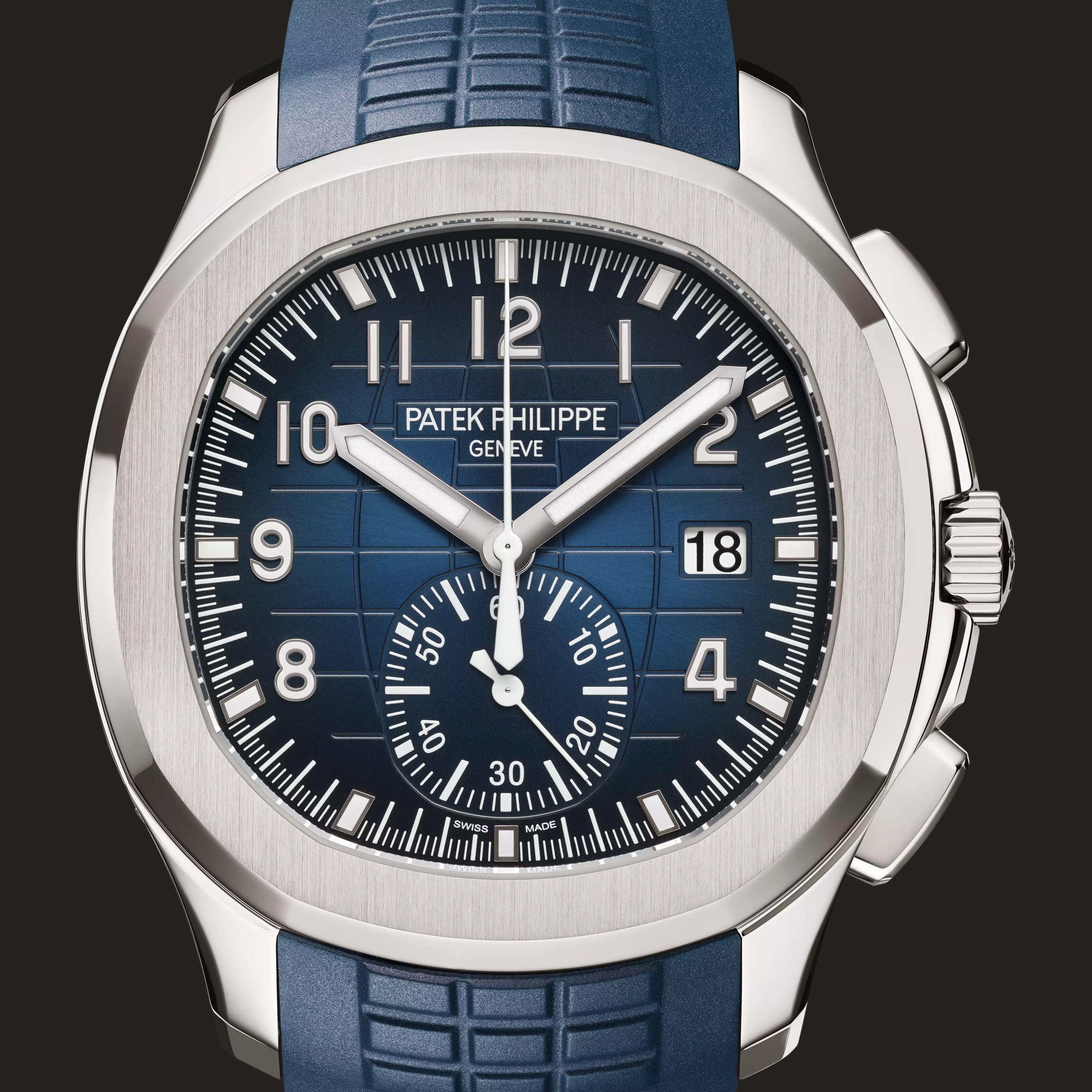 Patek Philippe 5968G-001: vista frontale.