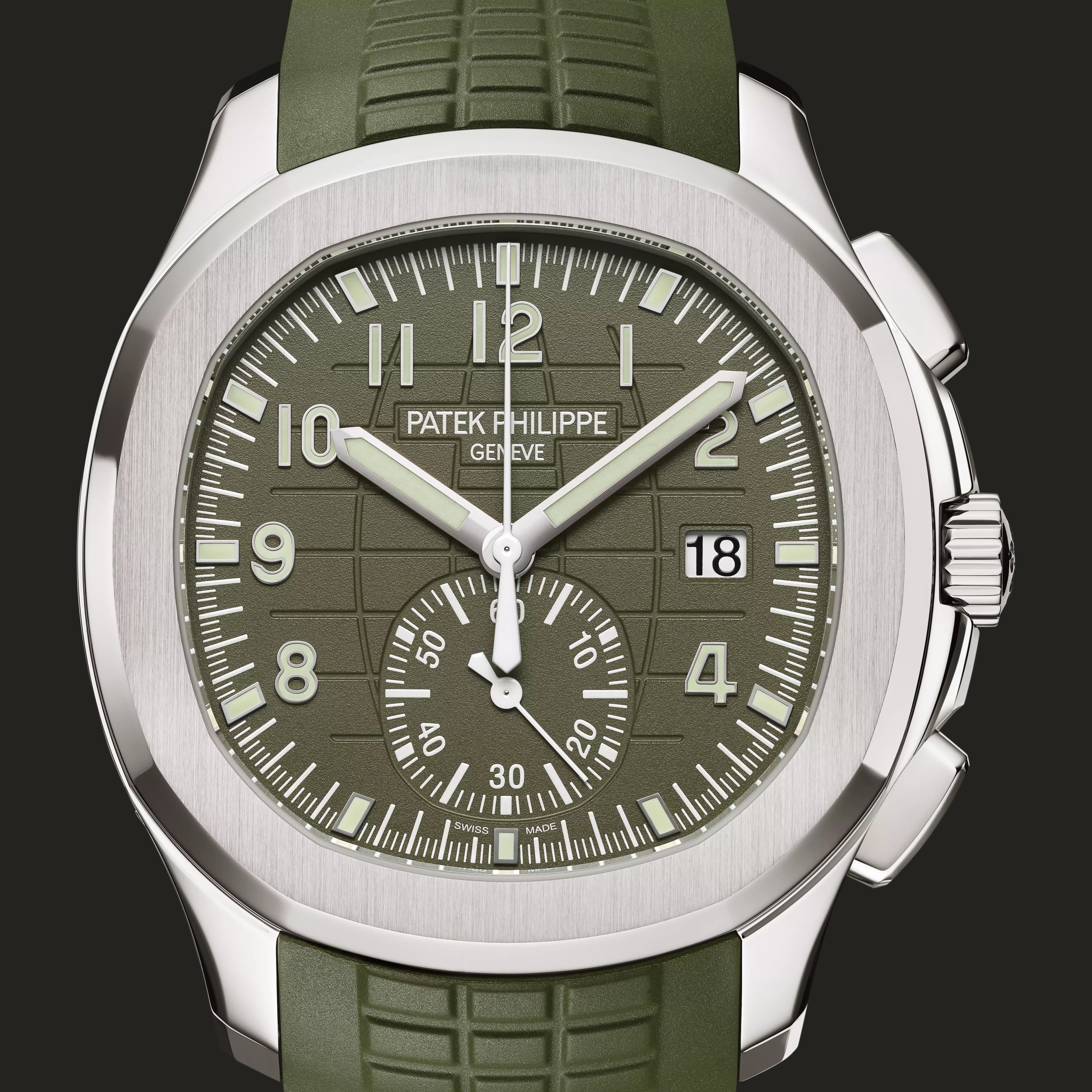 Patek Philippe 5968G-010: vista frontale.