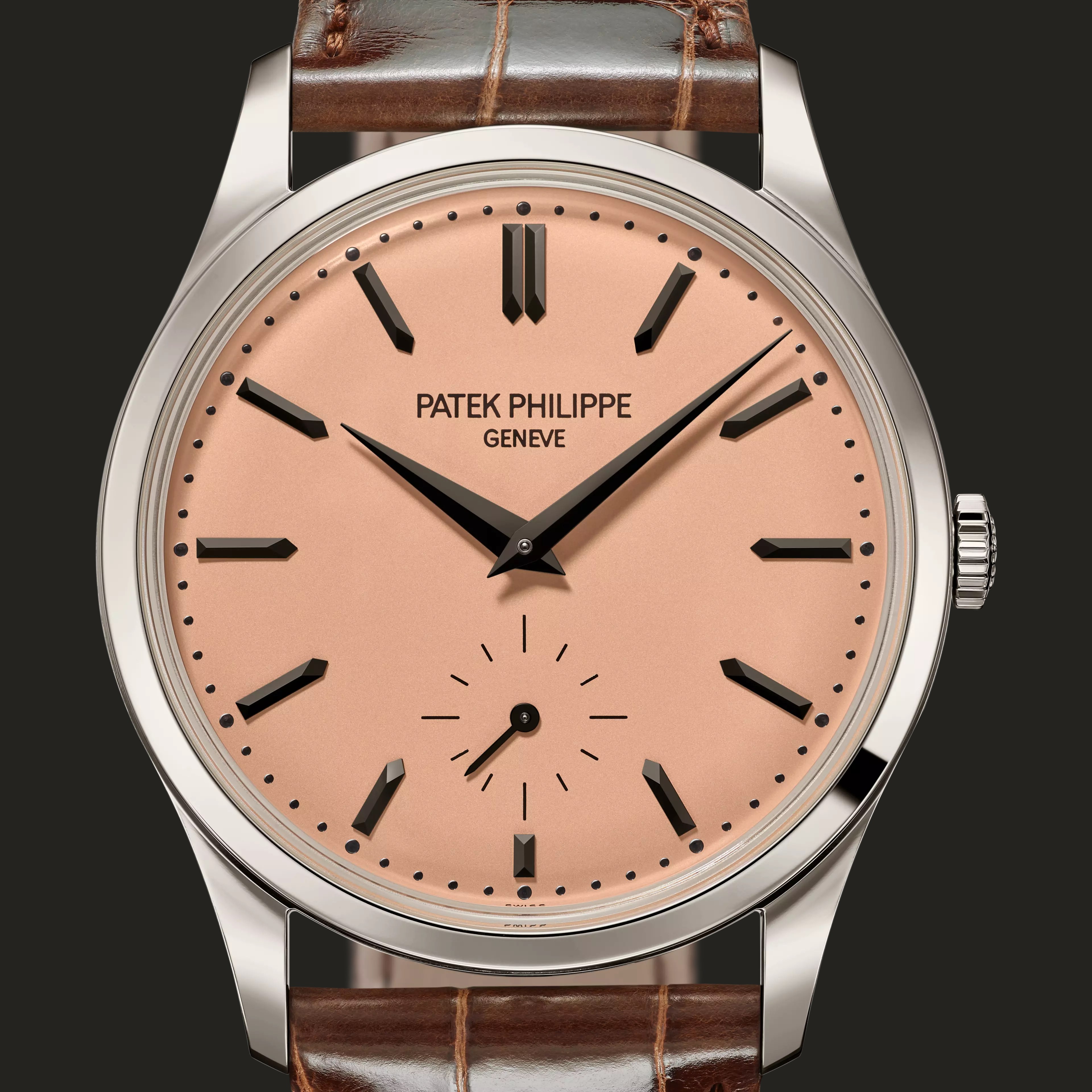 Patek Philippe 6196P-001: vista frontale.