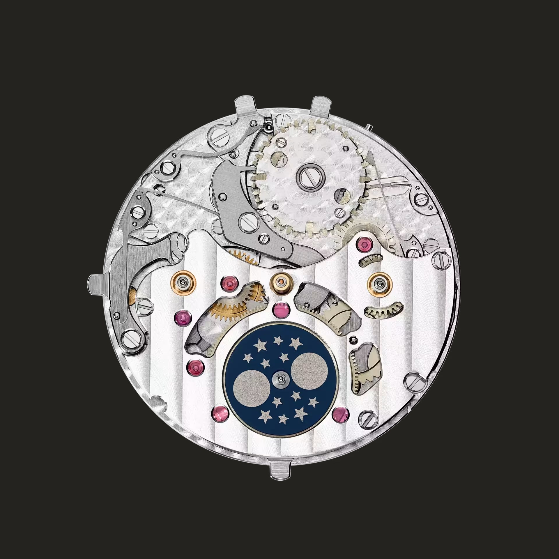 Vista frontale del calibro PATEK PHILIPPE SA GENEVE 240 Q.