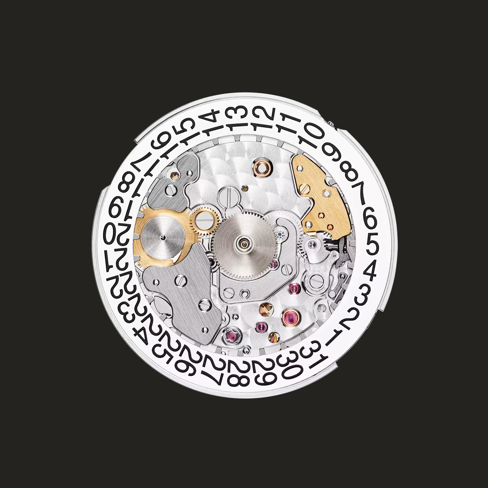 Vista frontale del calibro PATEK PHILIPPE SA GENEVE 26-330 S C.