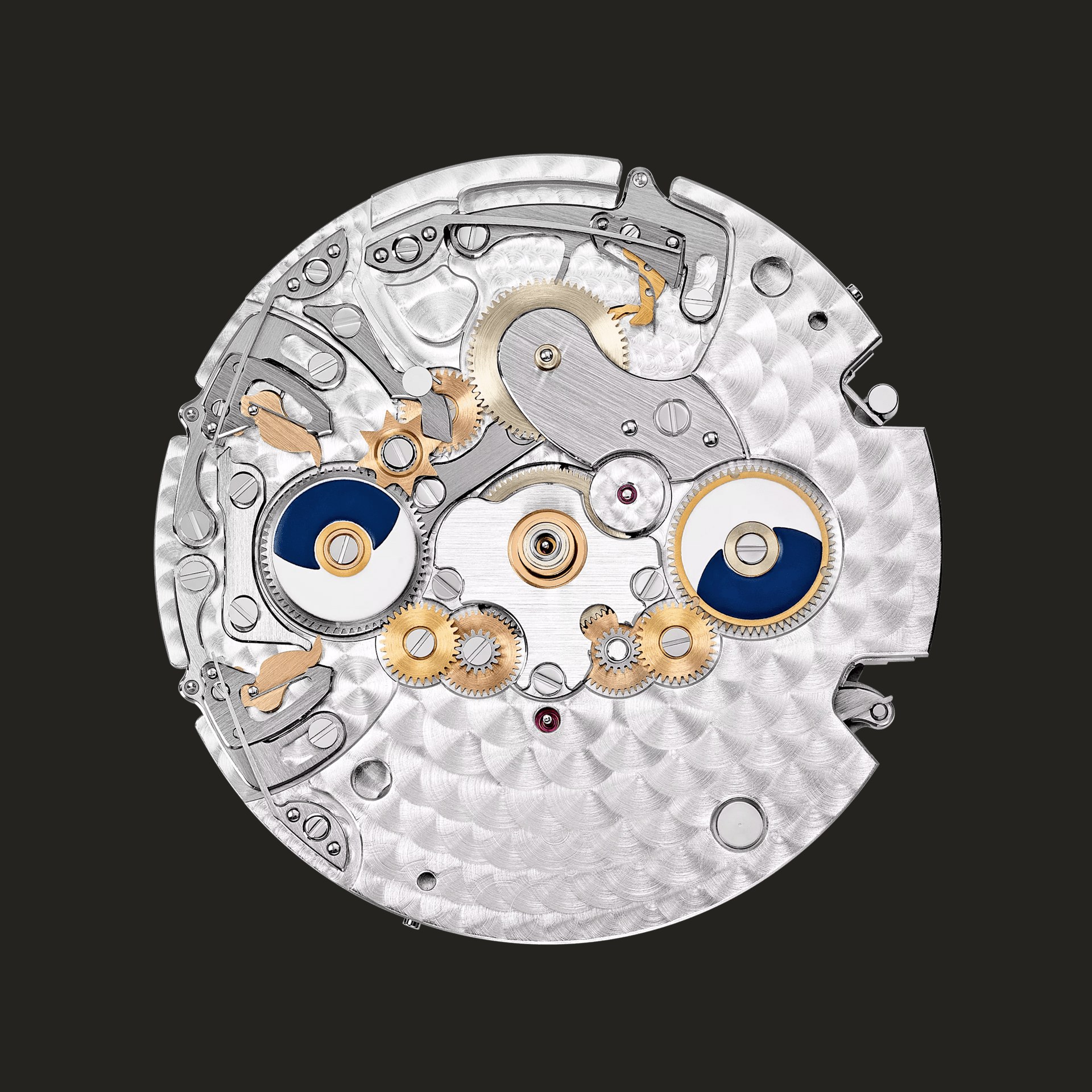 Vista frontale del calibro Patek Philippe CH 28-520 C FUS.