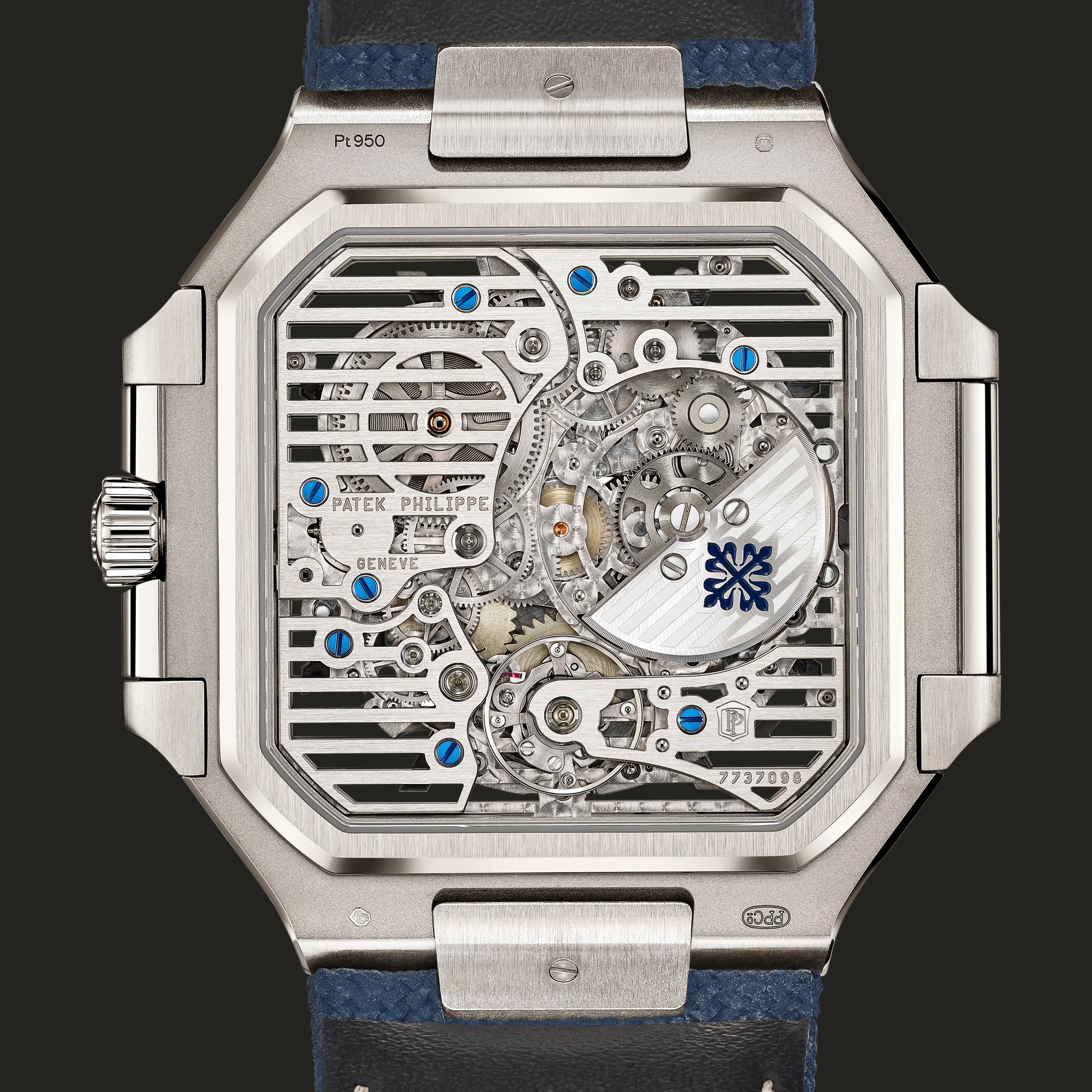 Patek Philippe 5840P-001: fondello.