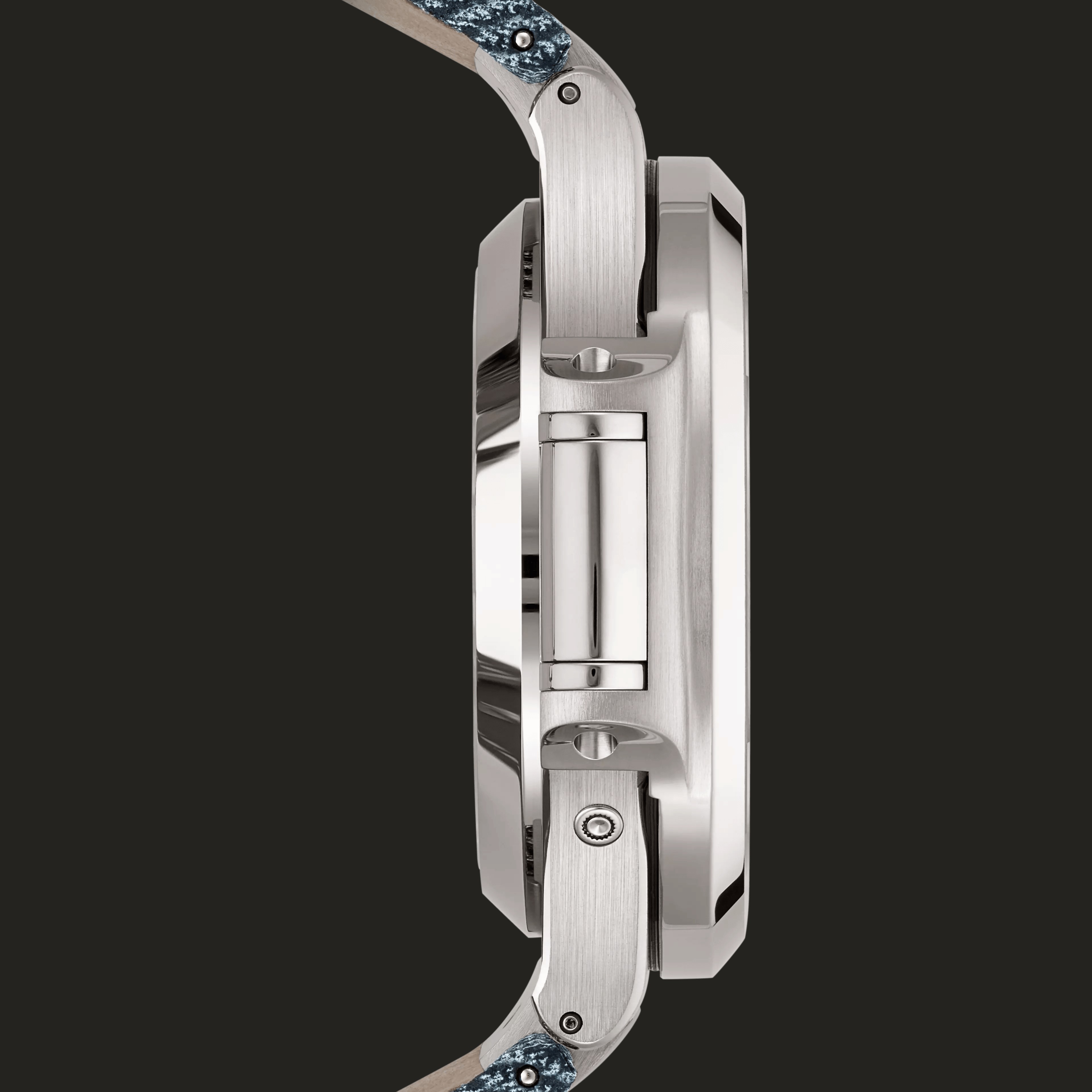 Profilo opposto alla corona del Patek Philippe Nautilus 5980/60G-001