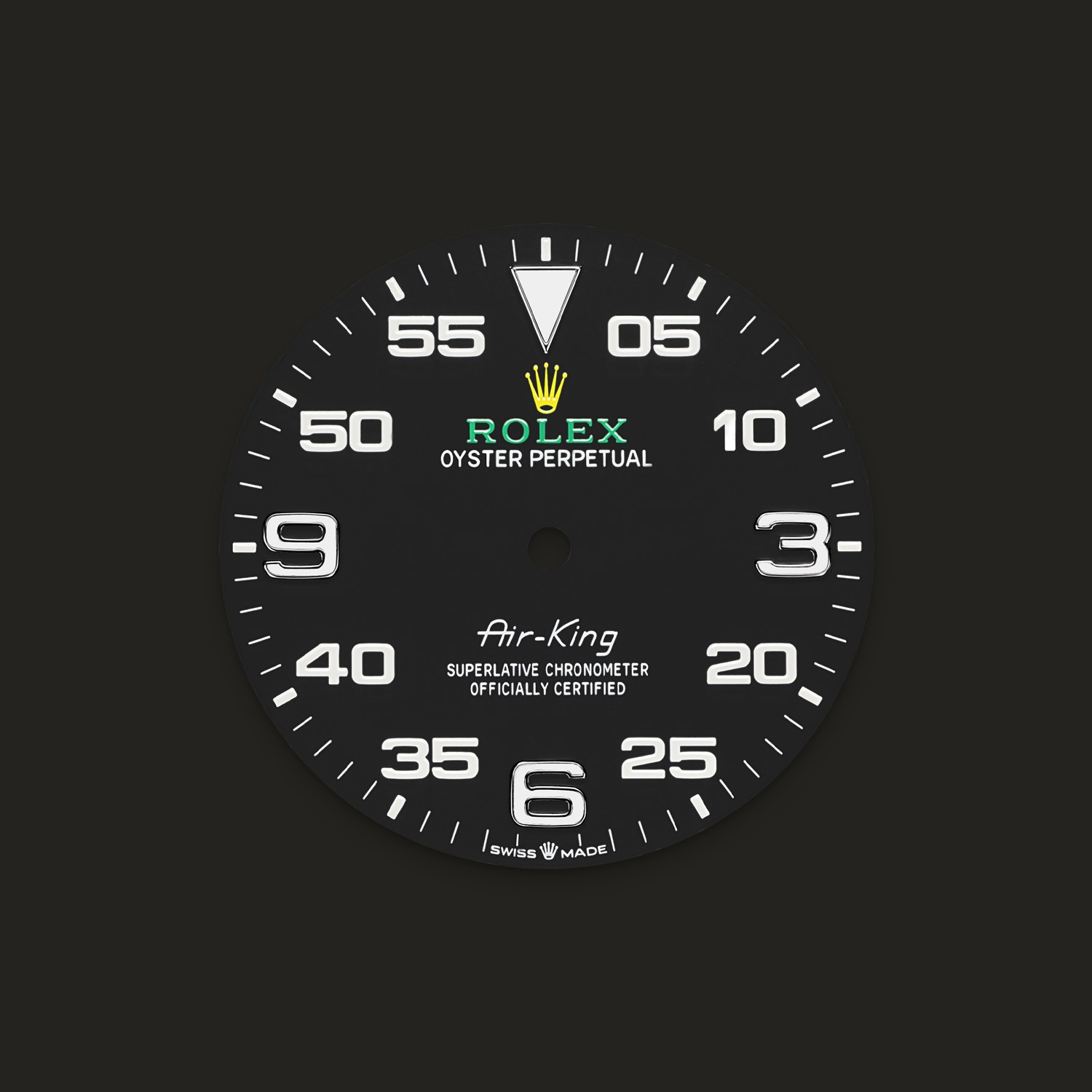 Rolex 126900, configurazione m126900-0001: dettaglio del quadrante.