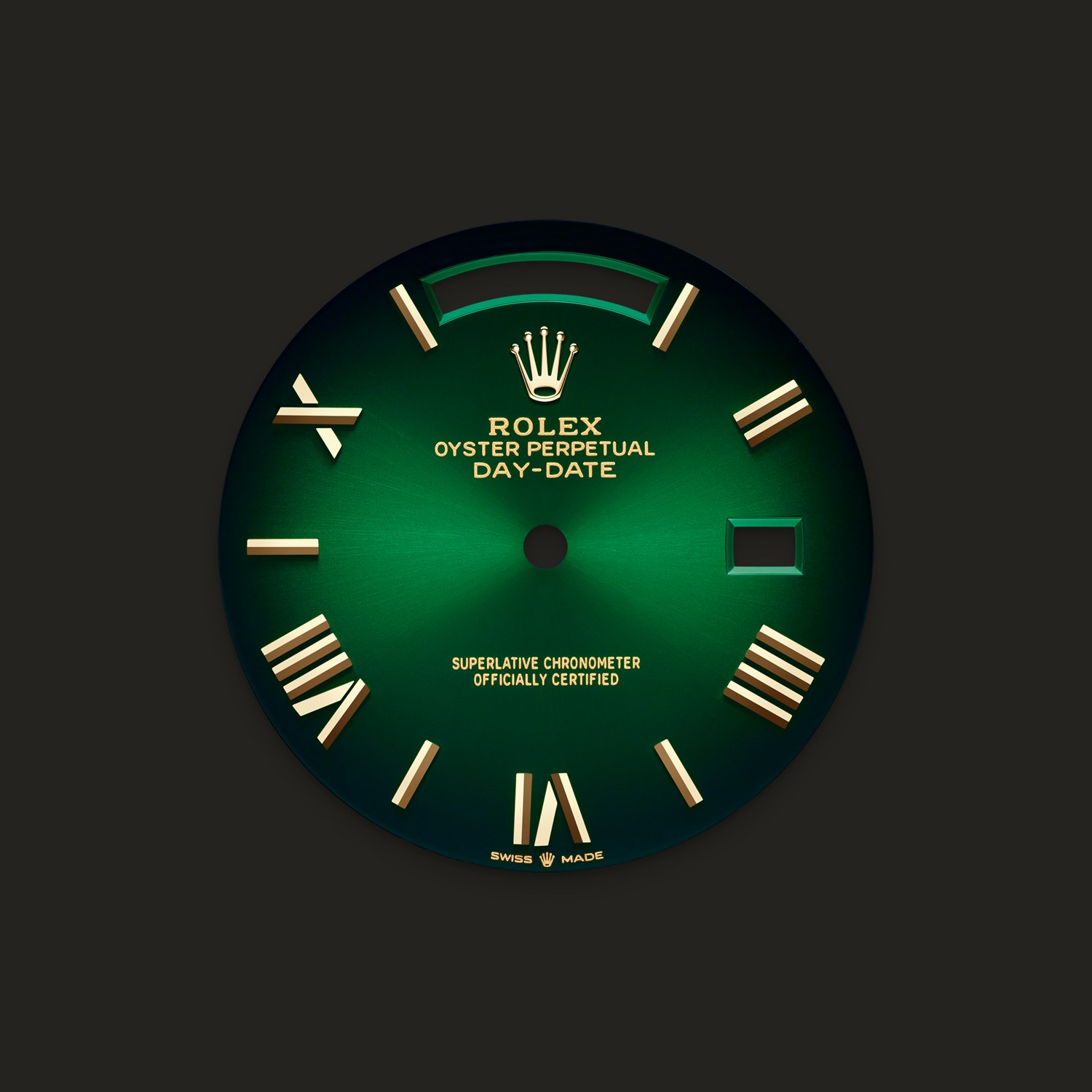 Rolex 228238, configurazione m228238-0069: dettaglio del quadrante.