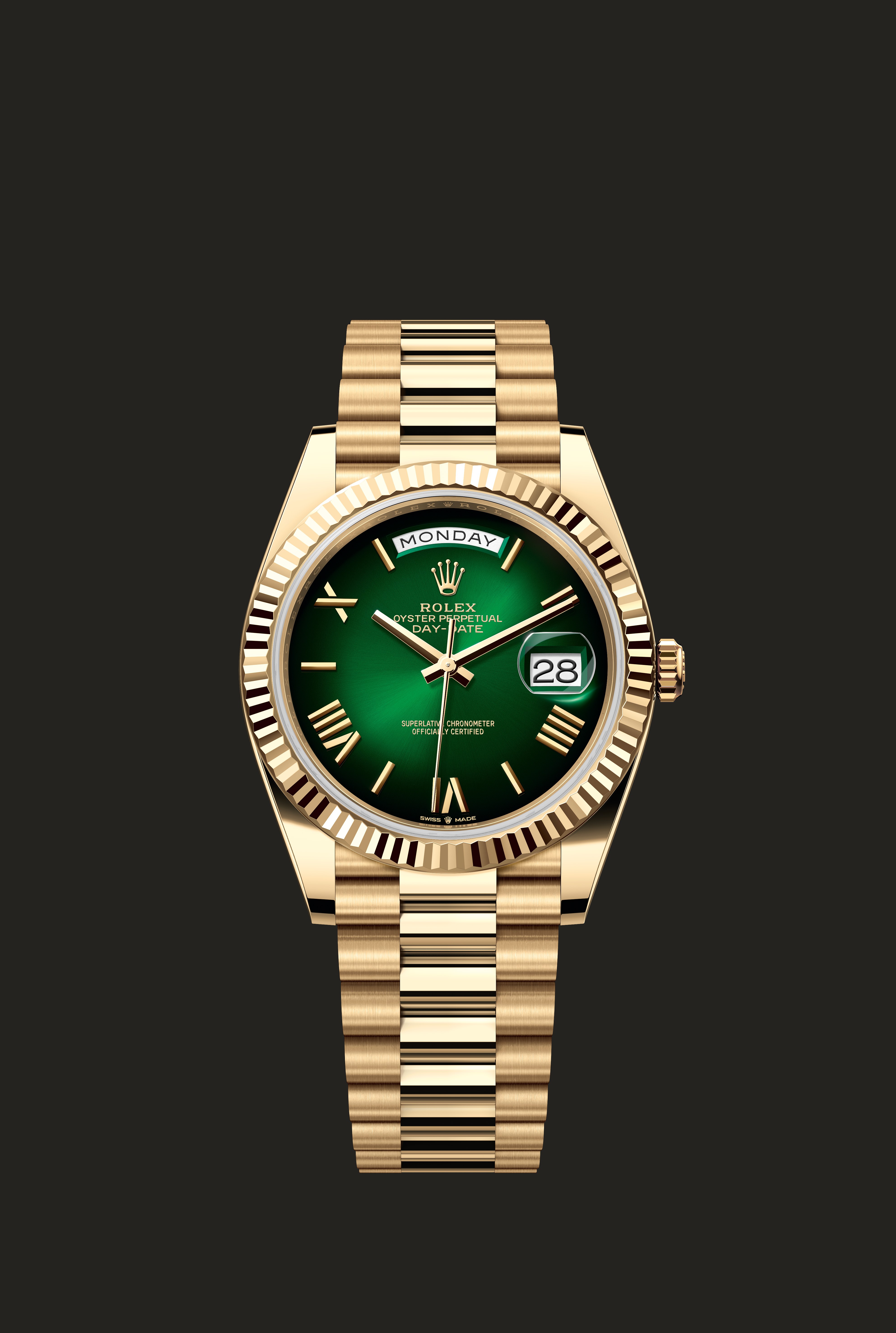 Rolex Day-Date 40: immagine editoriale della referenza 228238 (Rolex Day-Date 40 228238).