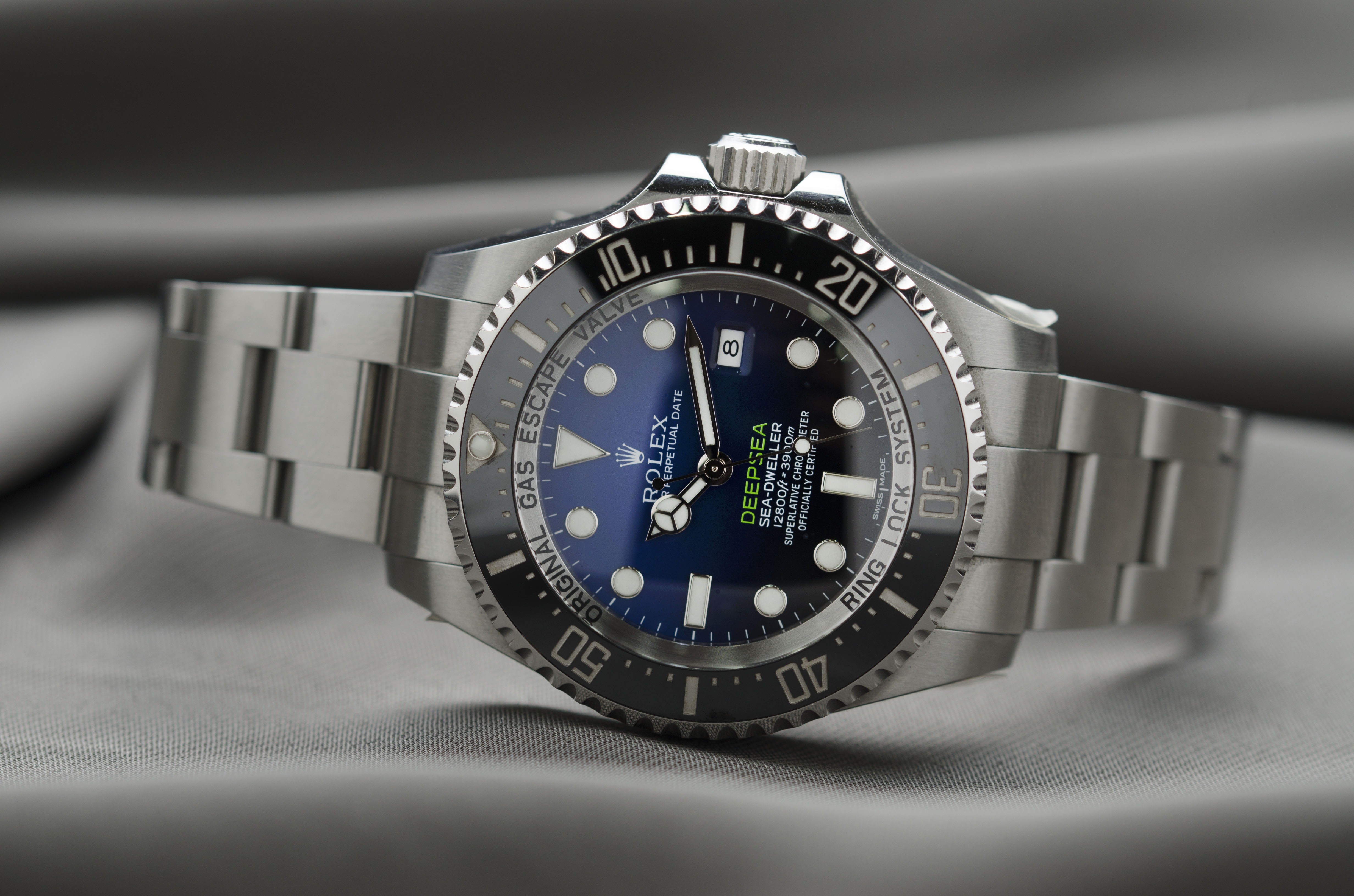 Rolex Deepsea 116660 D-blue in acciaio con quadrante blu sfumato