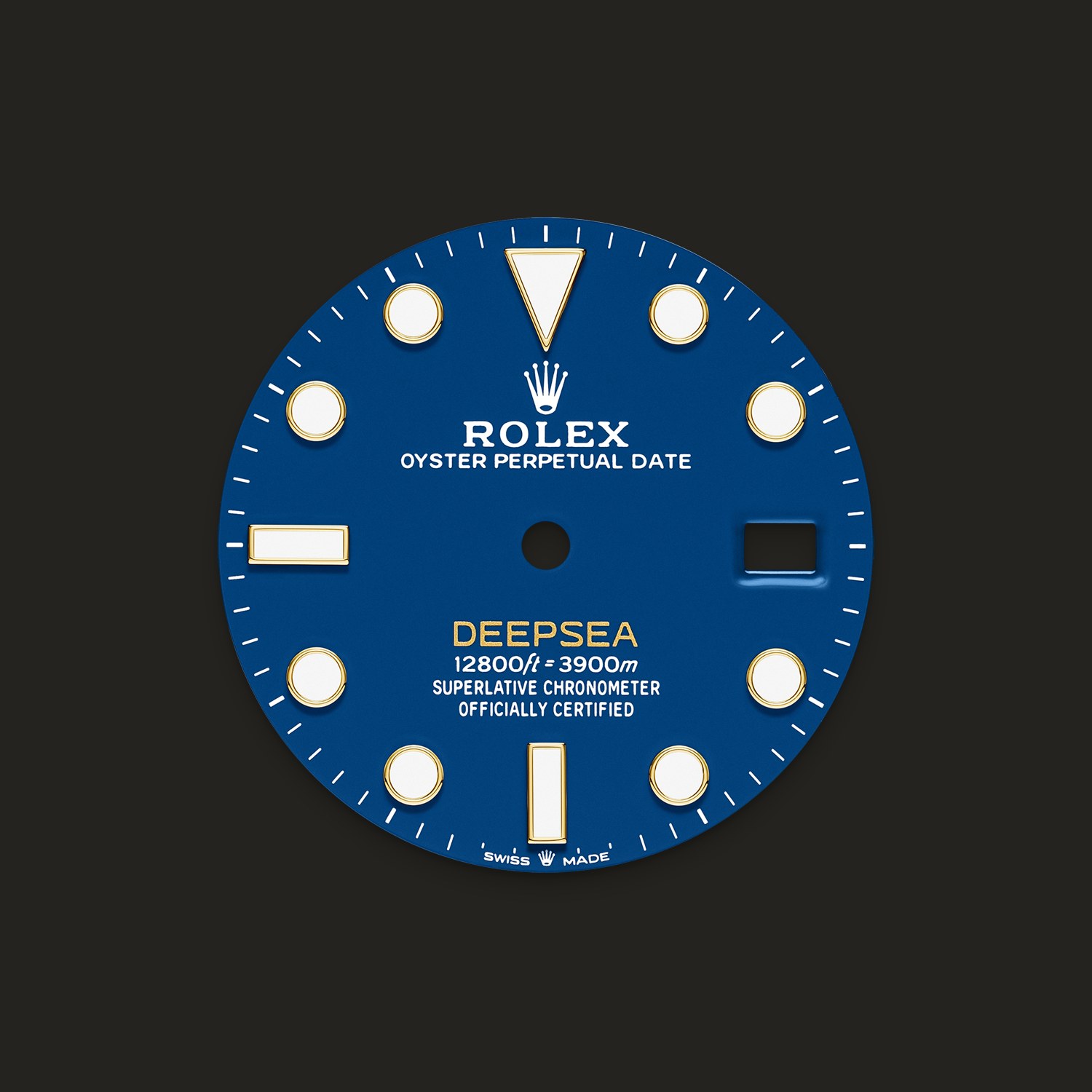 Rolex 136668LB, configurazione m136668lb-0001: dettaglio del quadrante.