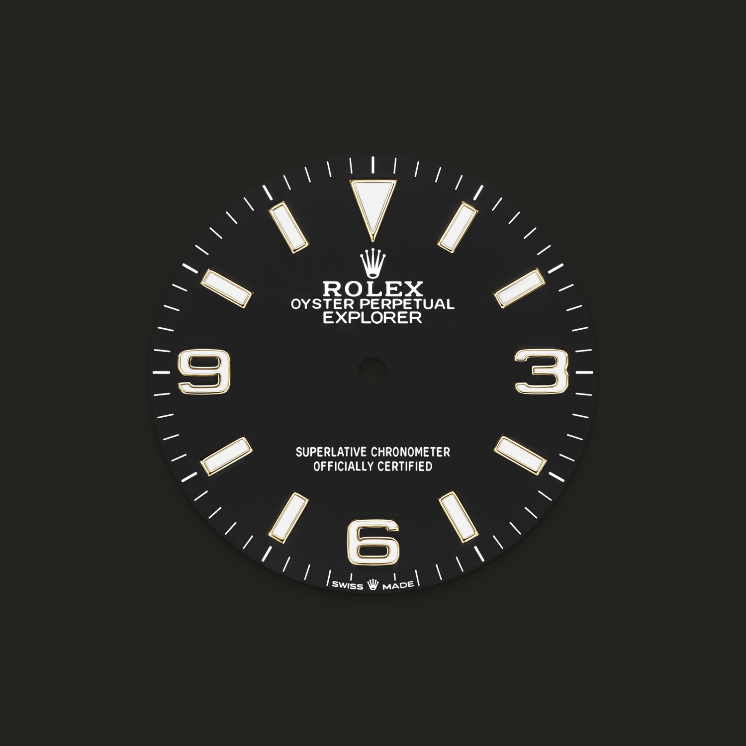 Rolex 124273, configurazione m124273-0001: dettaglio del quadrante.
