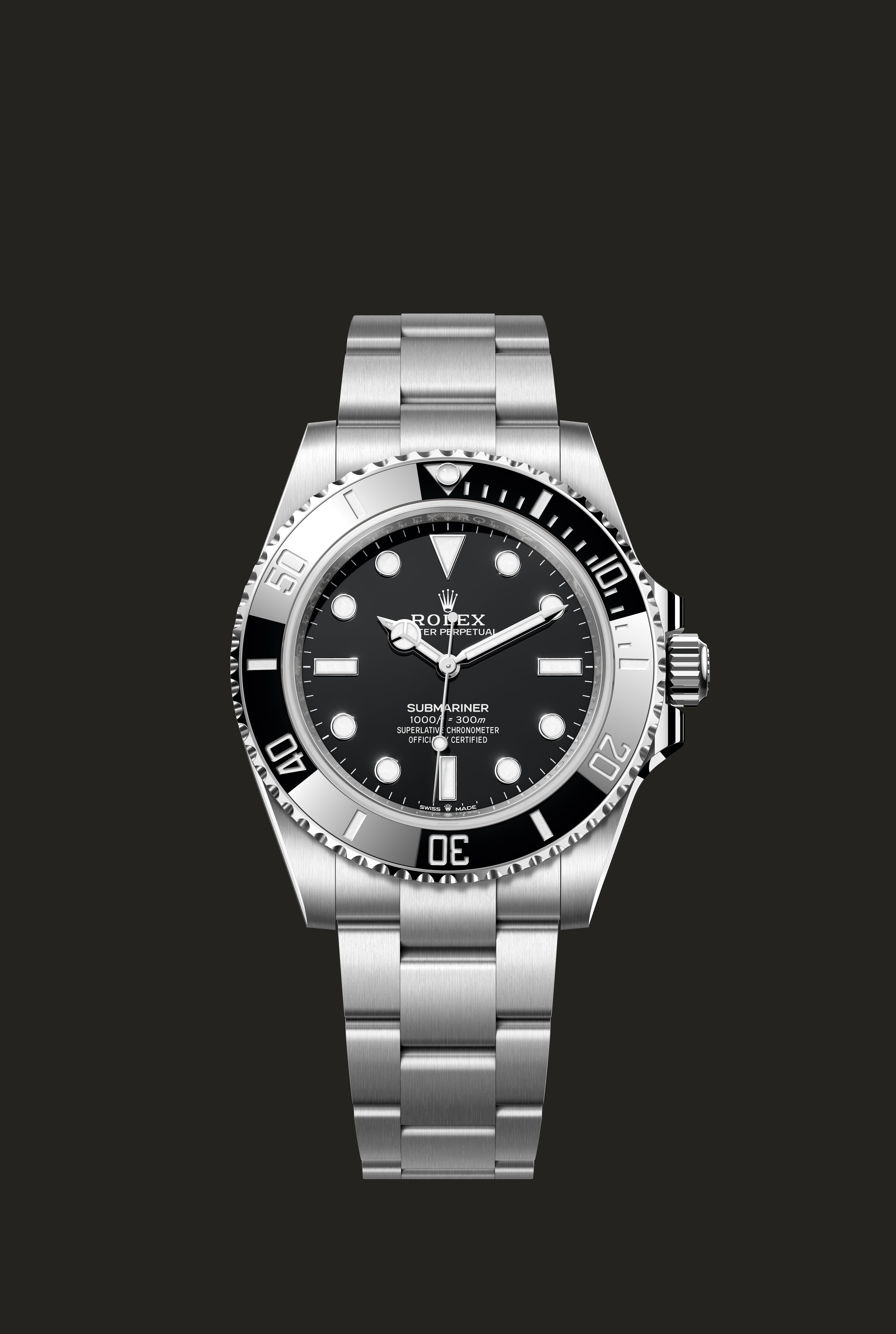 Rolex Submariner 124060 in acciaio con quadrante e lunetta neri