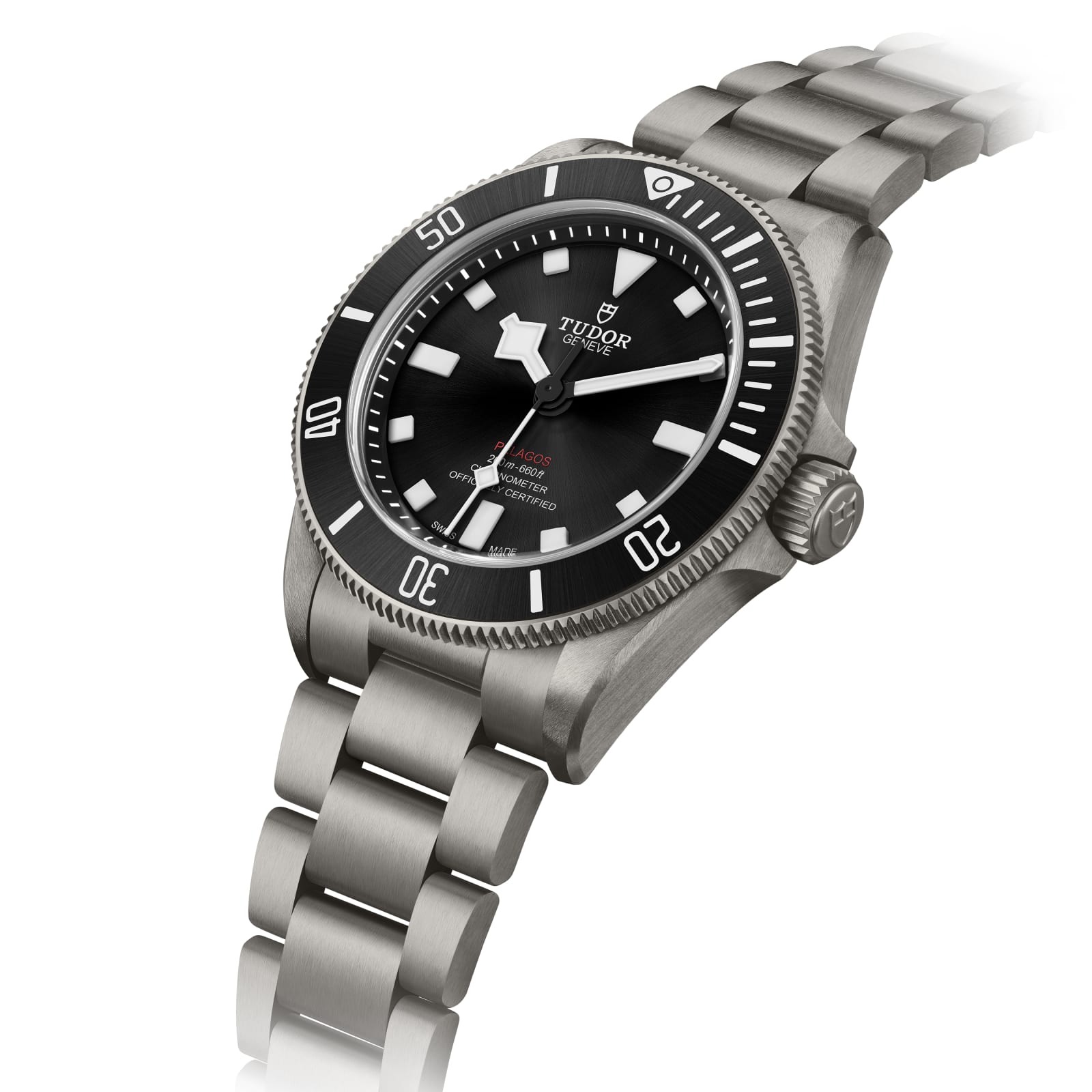 Tudor Pelagos 39 M25407N-0001, dettaglio della cassa e del quadrante