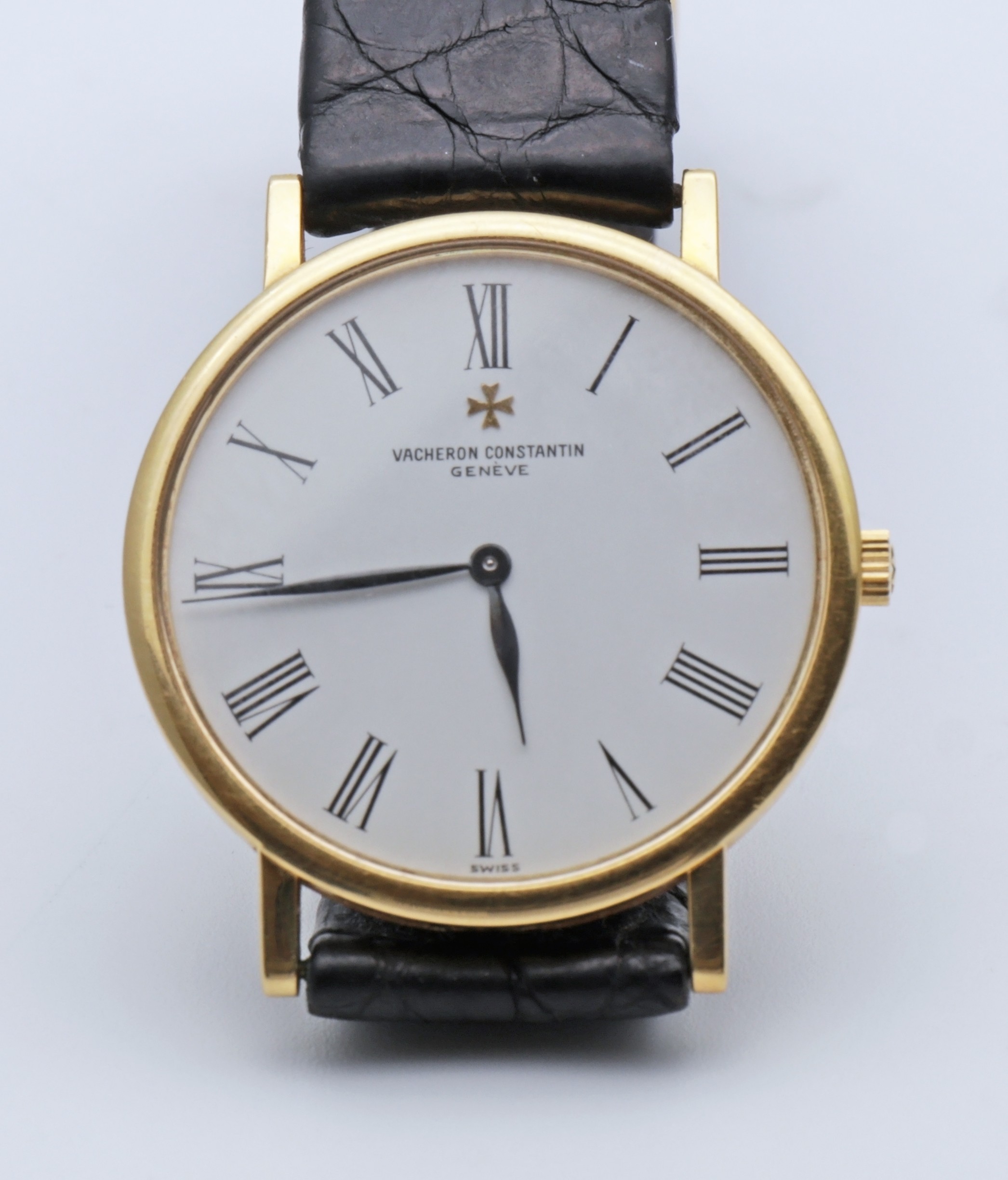 Vacheron Constantin Patrimony storico in oro con quadrante bianco e numeri romani