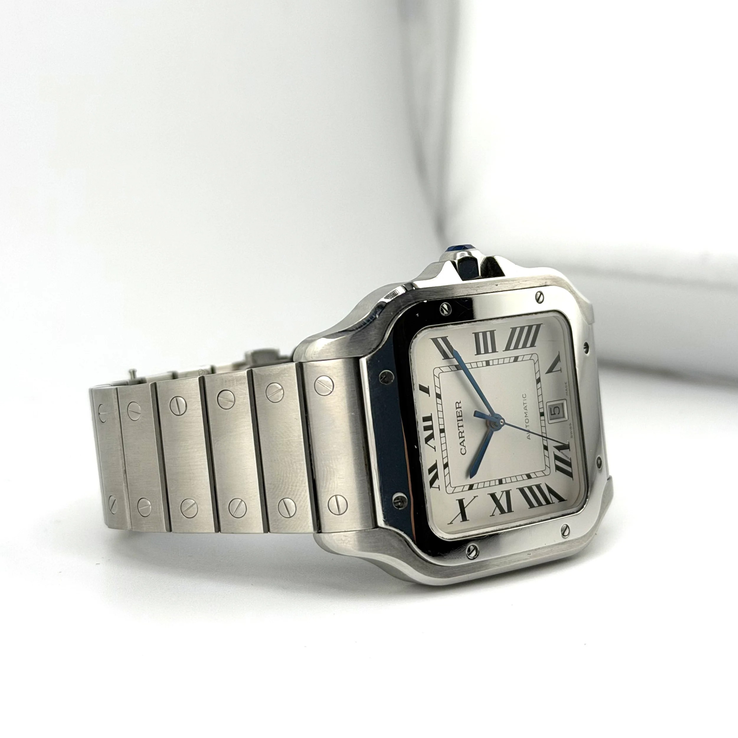 Cartier Santos WSSA0018, vista obliqua