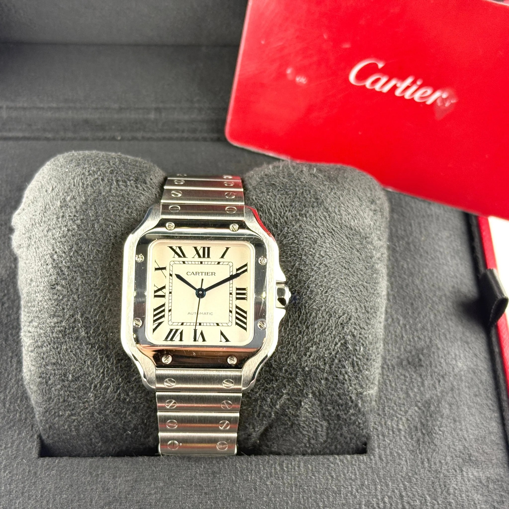 Cartier Santos M referenza WSSA0029, dettaglio 3