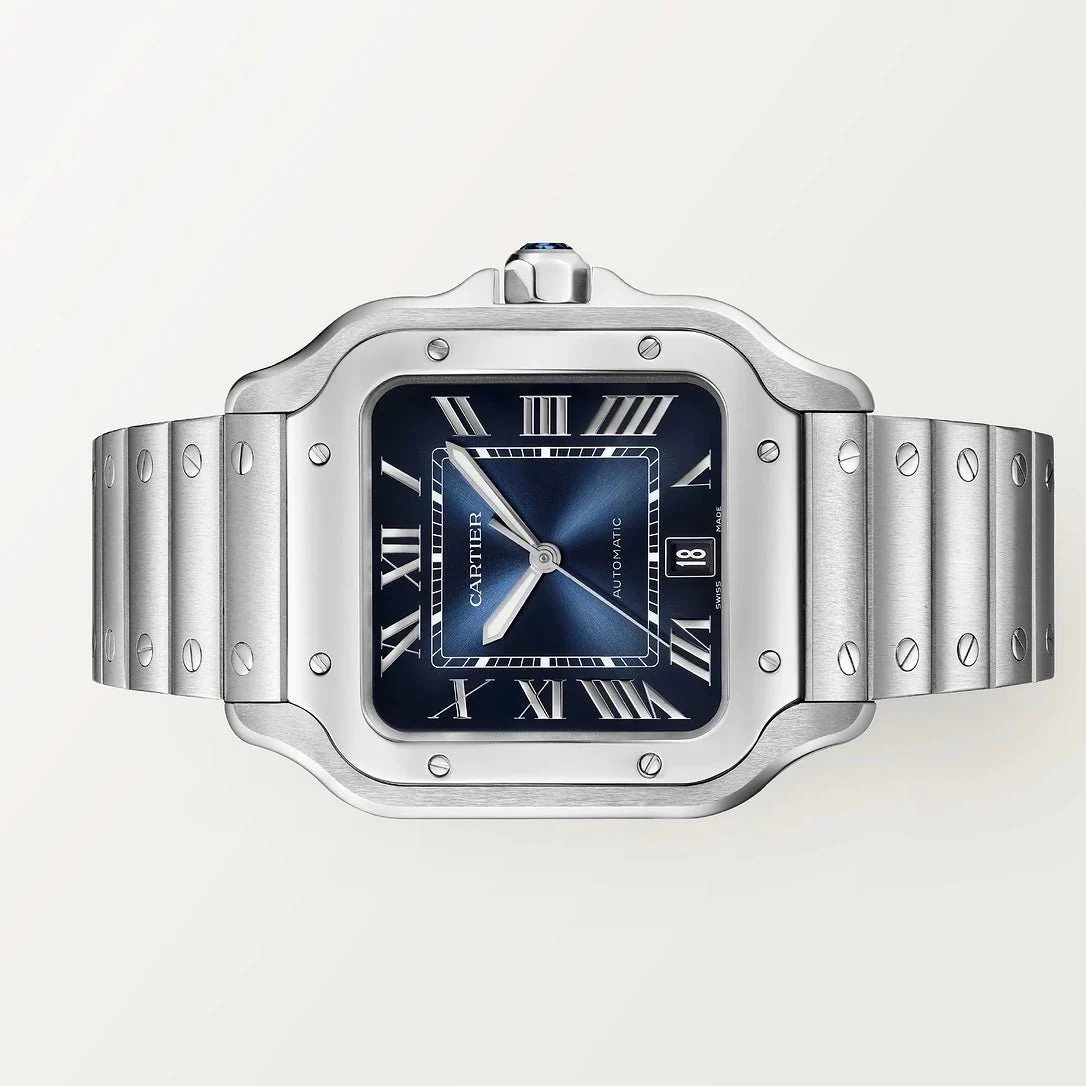 Cartier Santos WSSA0071, vista frontale