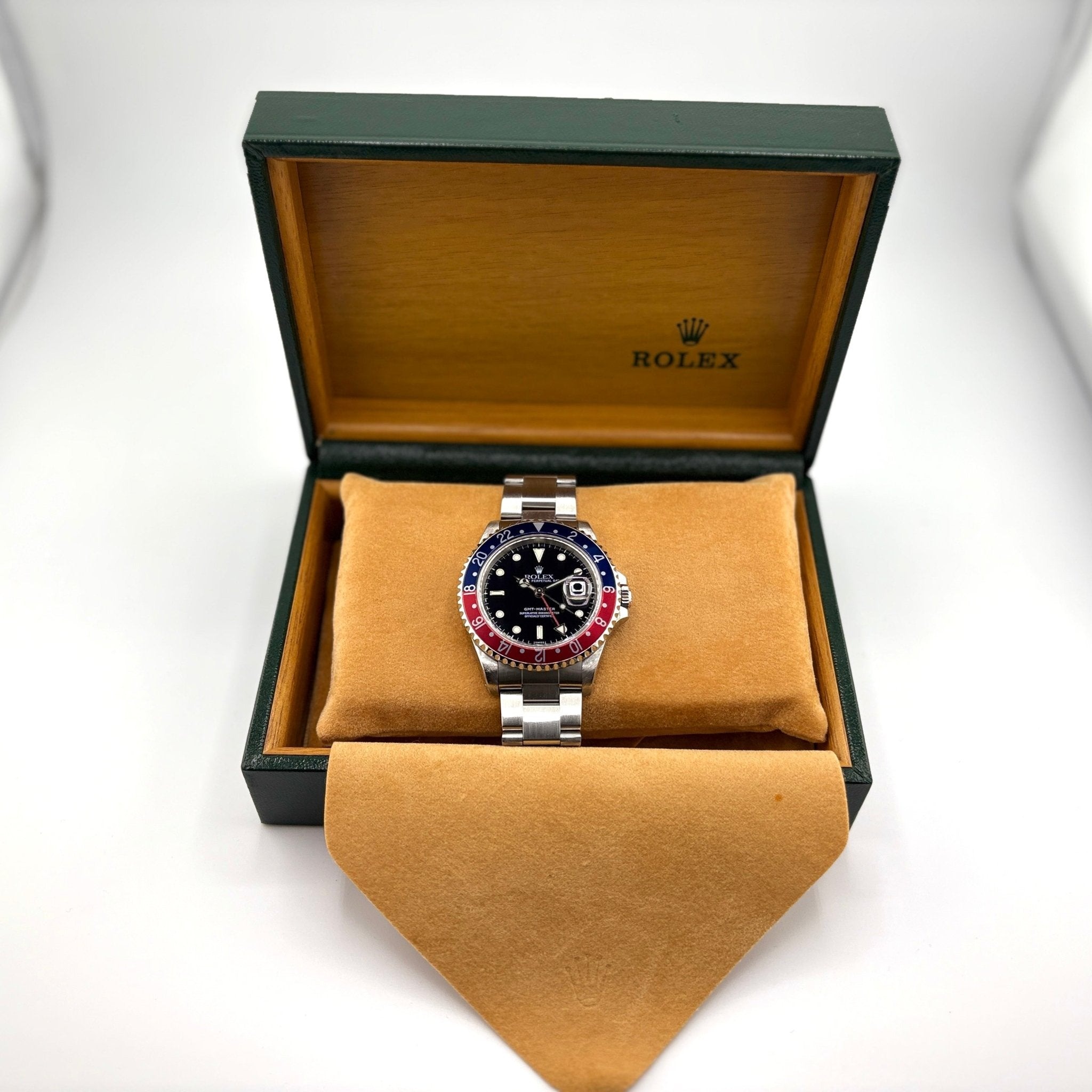 Rolex GMT Master “Pepsi” referenza 16710, dettaglio