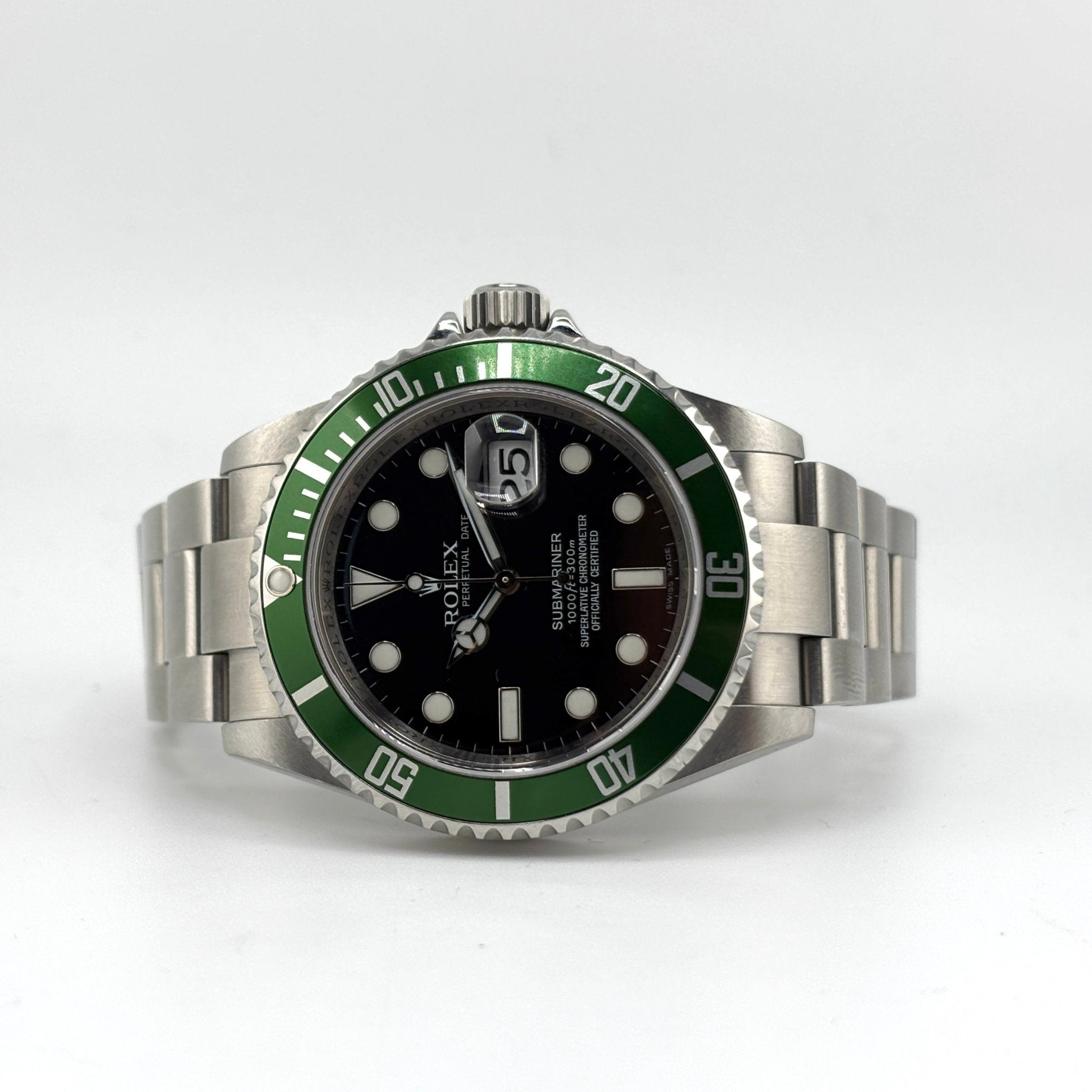 Rolex 16610lv “Kermit”RRR referenza 16610lv, vista principale