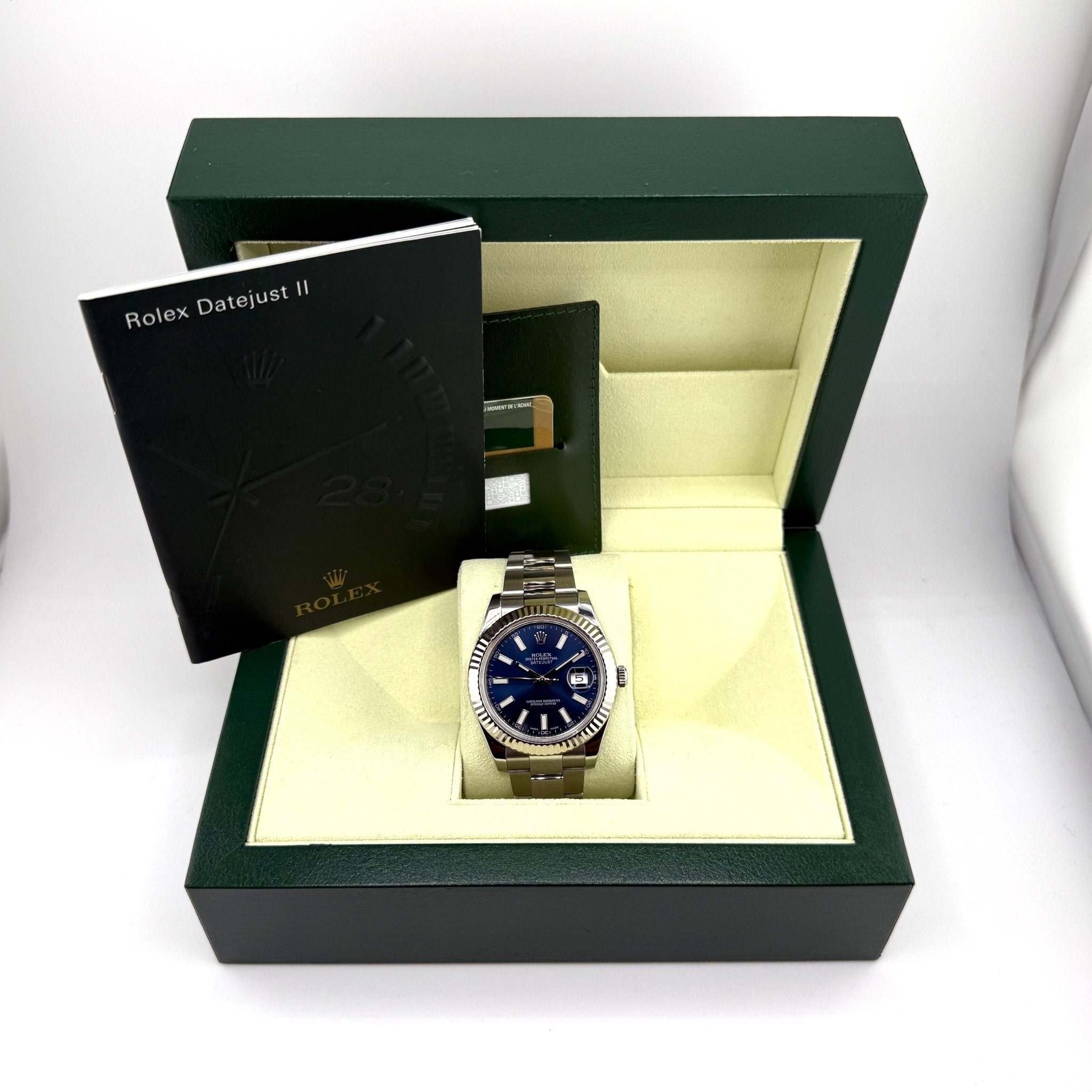 Rolex Datejust 116334 referenza 116334, orologio con scatola e documentazione di presentazione Rolex