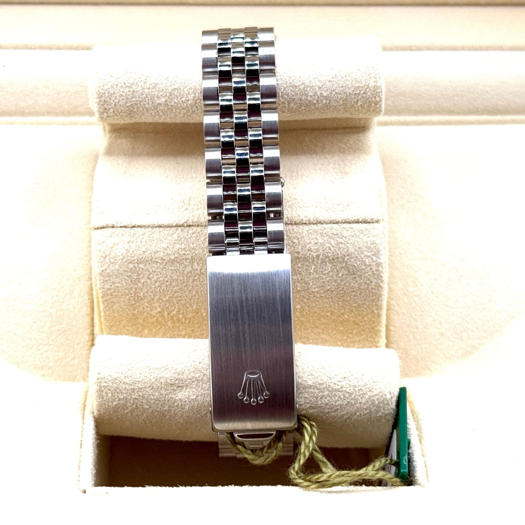 Rolex Datejust 68240 referenza 68240, dettaglio della chiusura e del bracciale Jubilee dell'esemplare documentato