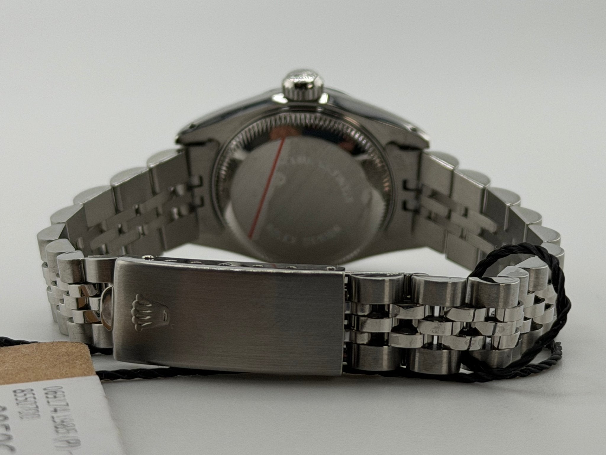 Rolex Datejust 69174 referenza 69174, fondello e chiusura del bracciale Jubilee dell'esemplare fotografato