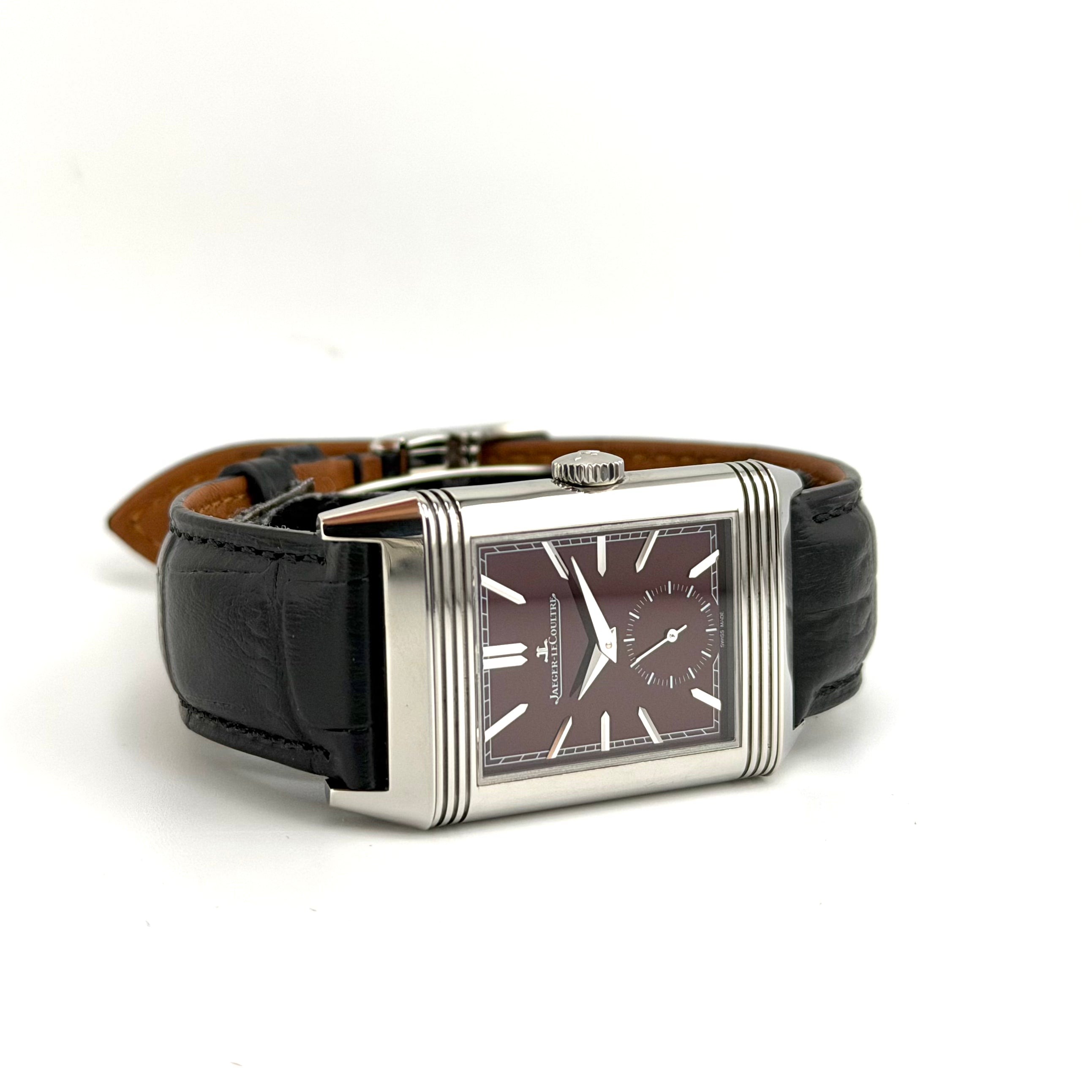Jaeger-LeCoultre Reverso Tribute Monoface Small Seconds Q397846J, profilo della cassa