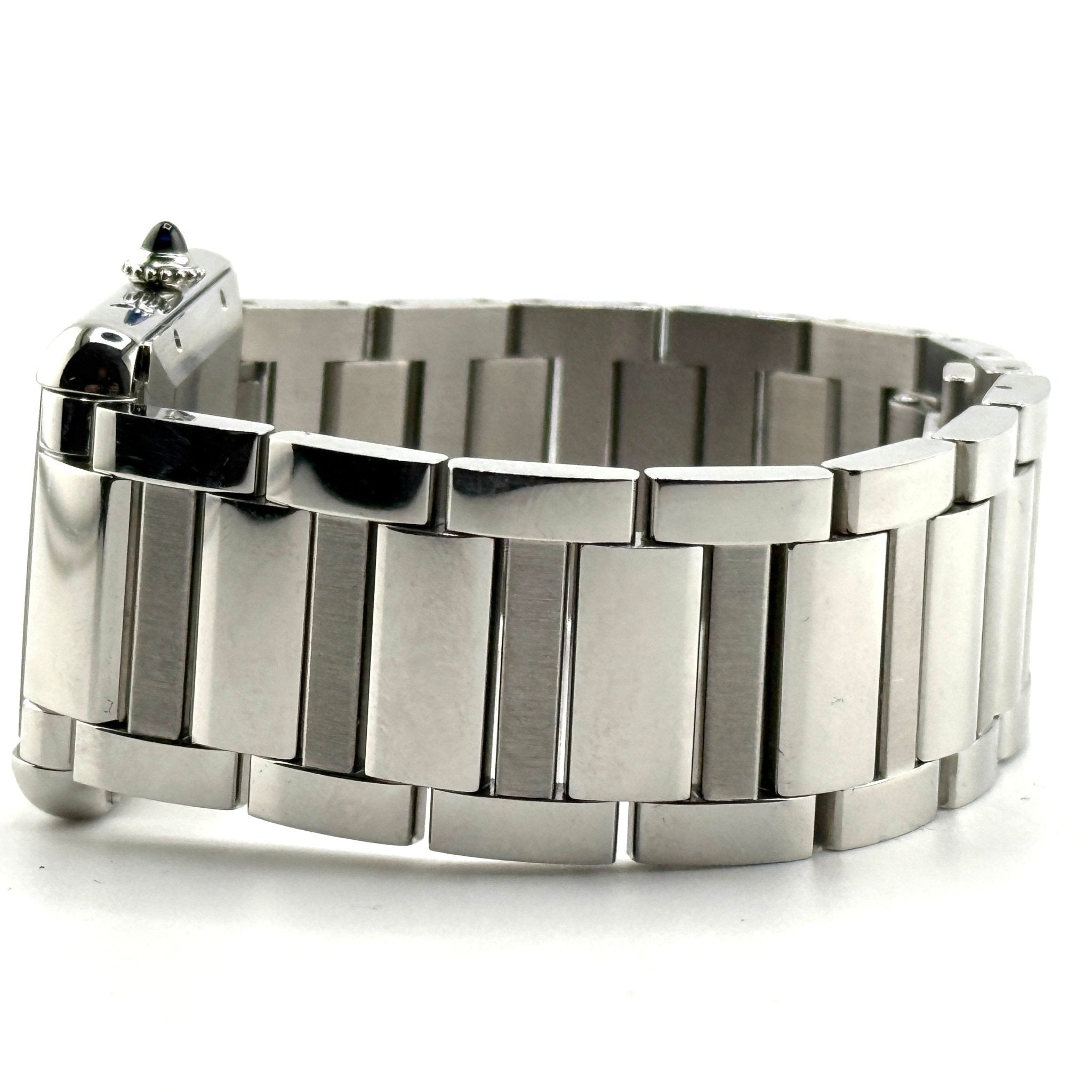 Cartier Tank Must WSTA0053, dettaglio del bracciale